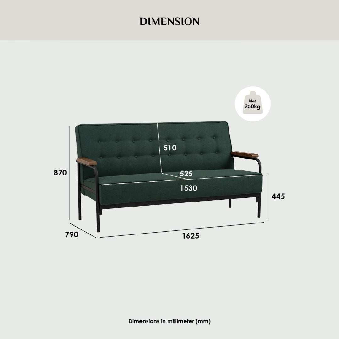 馬來西亞原裝進口實木傢俬 - NZ系列 - DZIRE 三座位梳化