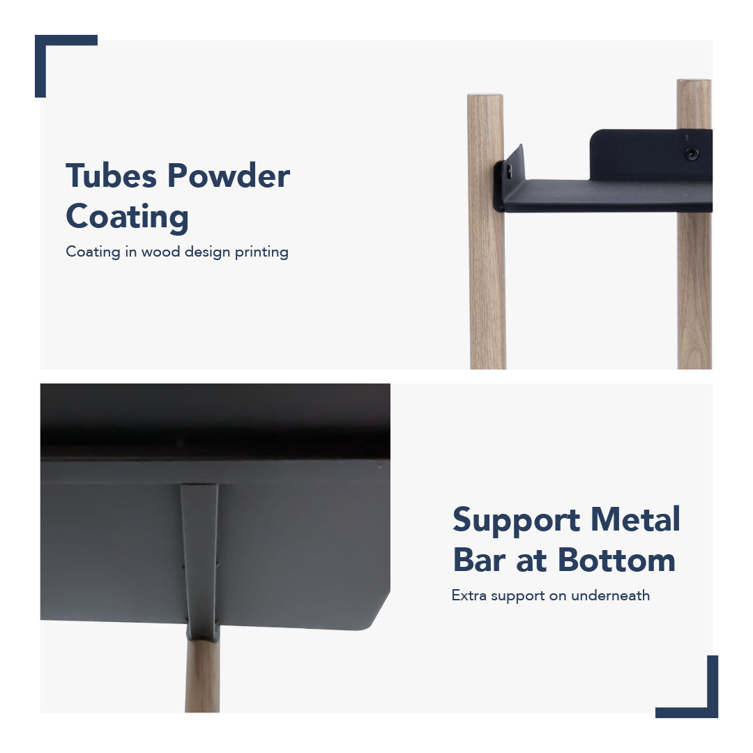 馬來西亞原裝進口實木傢俬 - LU系列 - EMBRY置物架