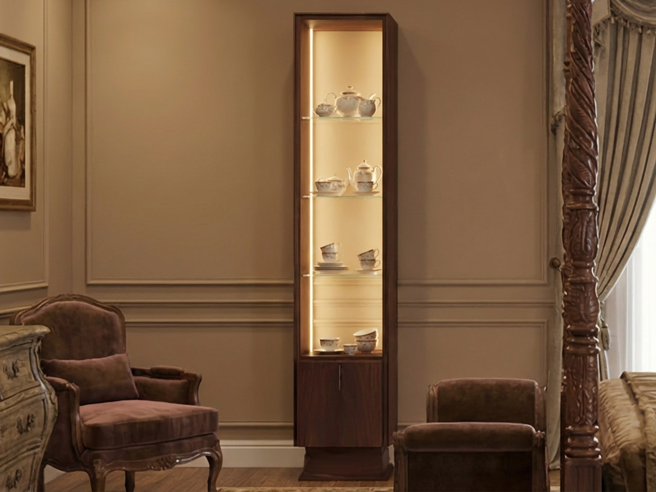 LuxeCorner玻璃飾物櫃