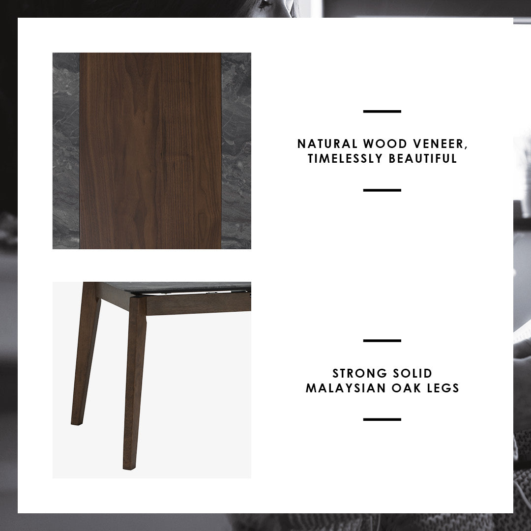 馬來西亞原裝進口實木傢俬 - NC系列 - FORTIS延伸餐桌