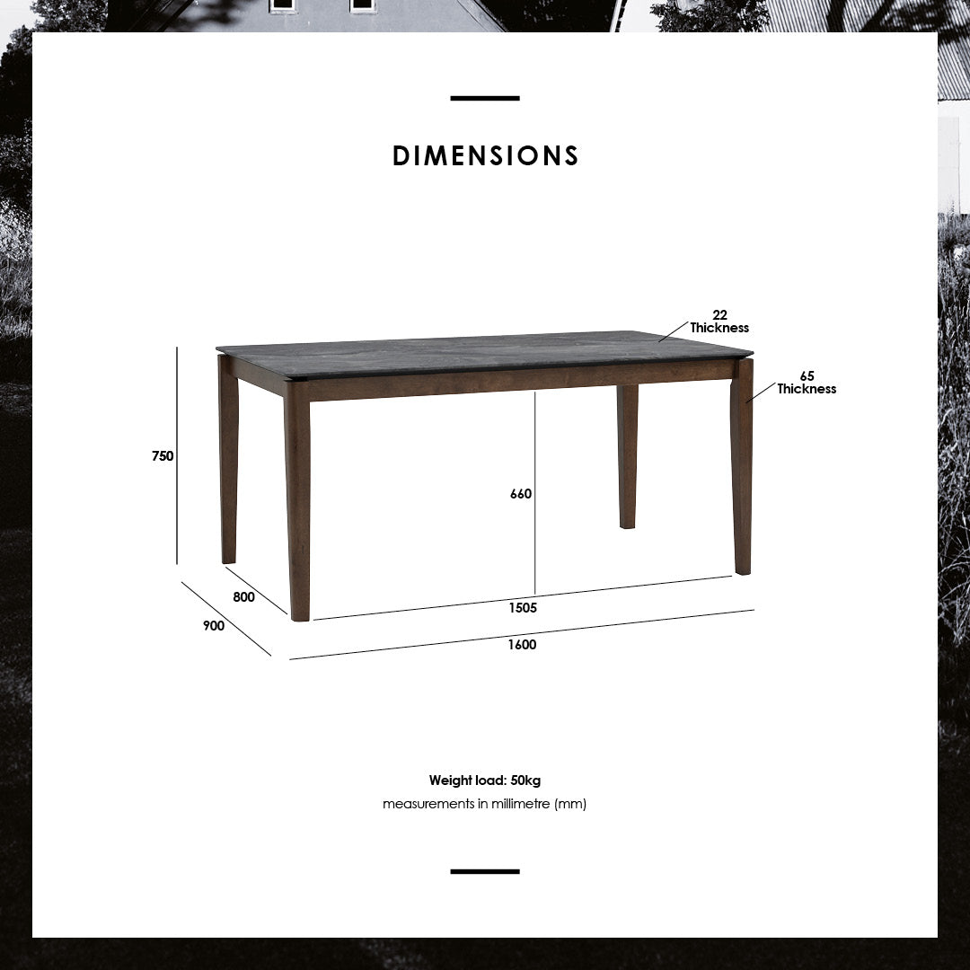 馬來西亞原裝進口實木傢俬 - NC系列 - FOTRESS餐桌