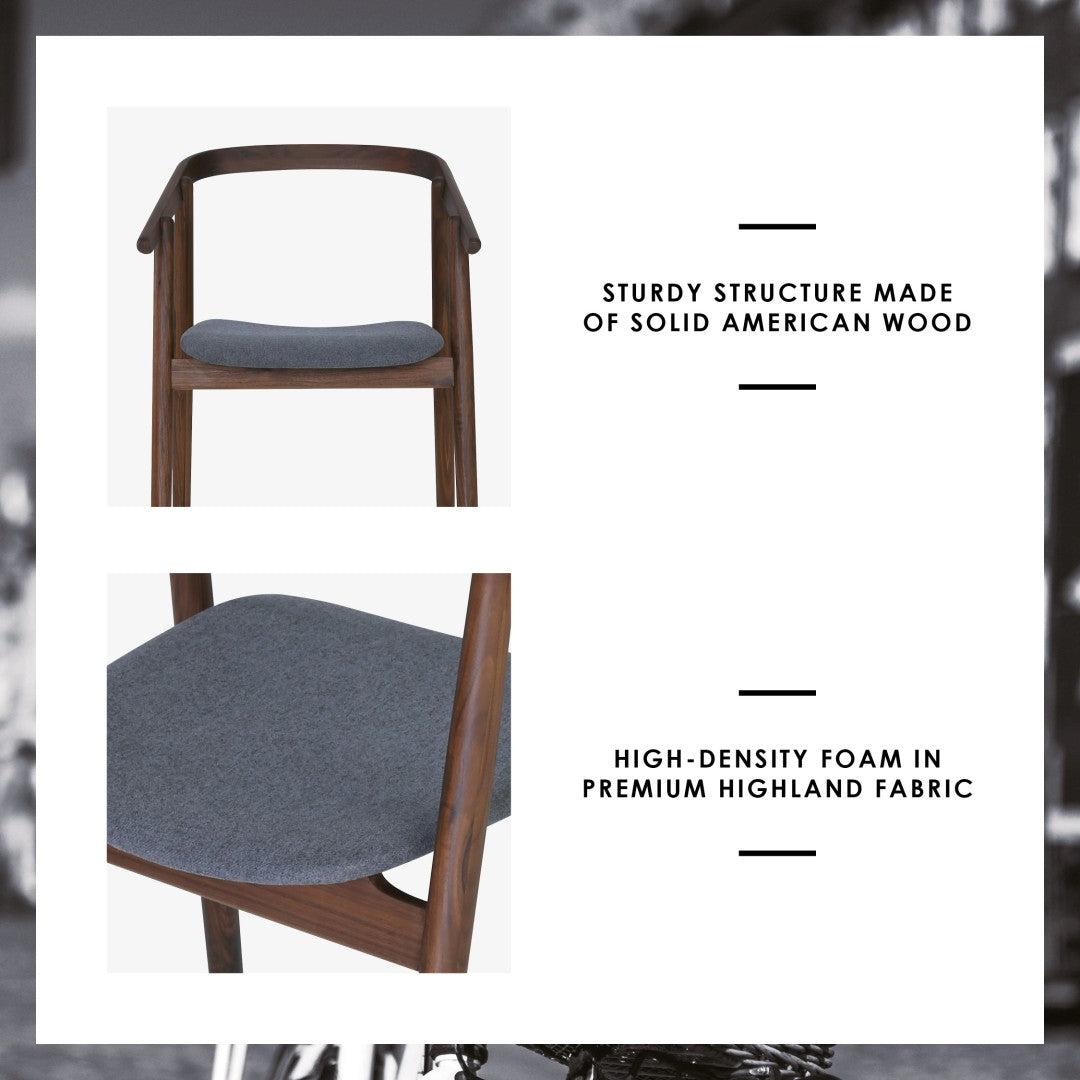 馬來西亞原裝進口實木傢俬 - NC系列 - GERD餐椅