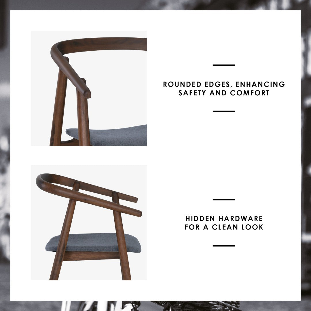 馬來西亞原裝進口實木傢俬 - NC系列 - GERD餐椅