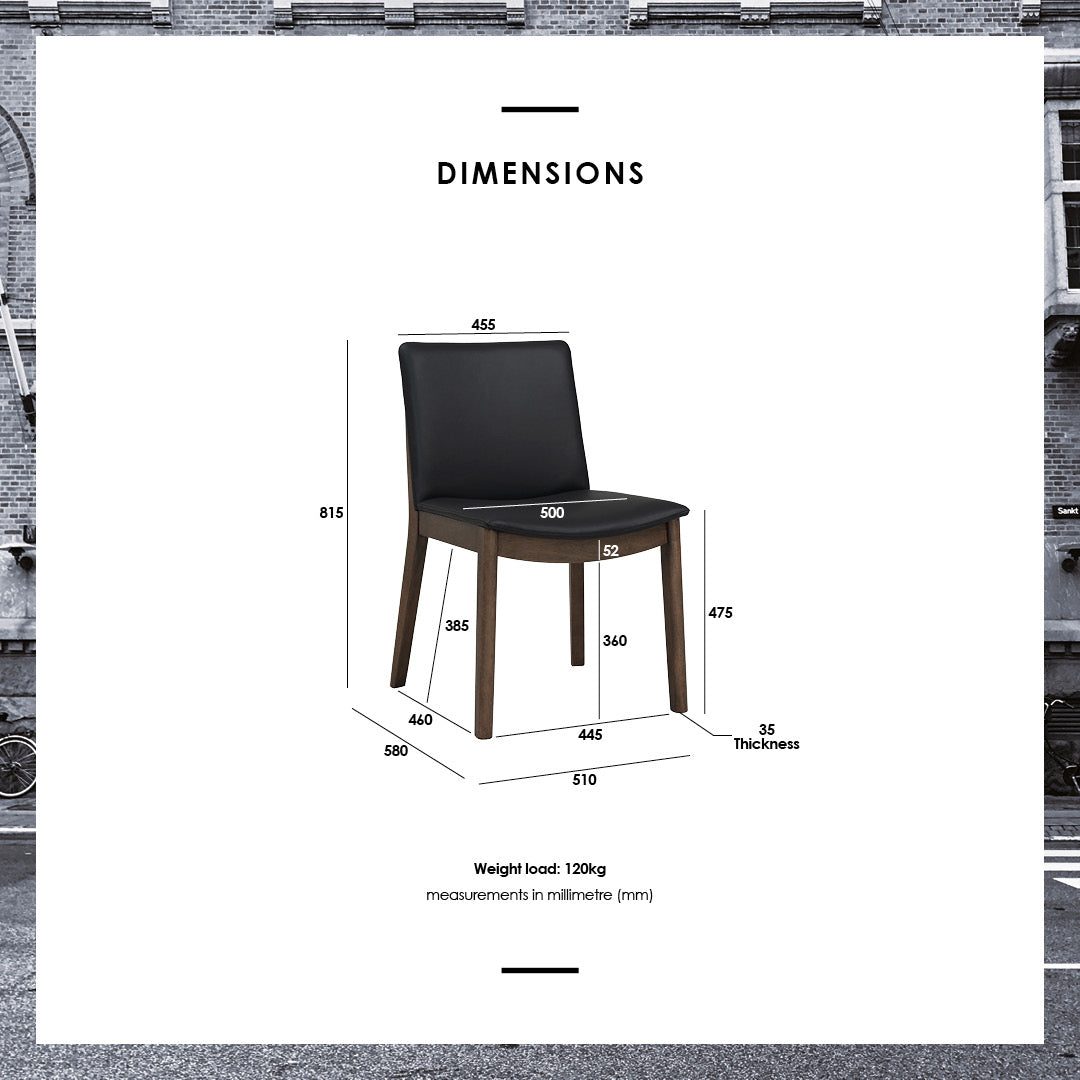 馬來西亞原裝進口實木傢俬 - NC系列 - HAVEN餐椅