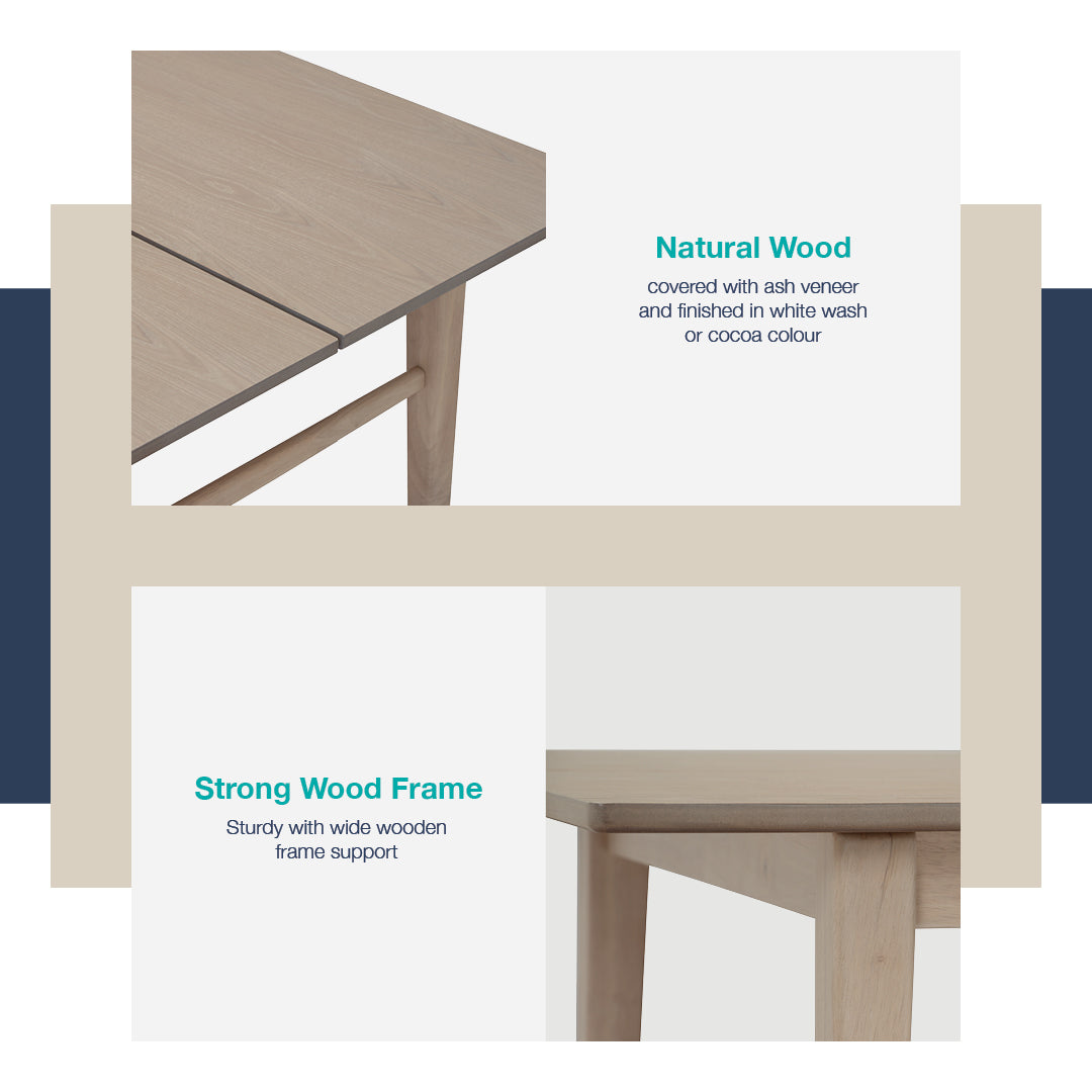 馬來西亞原裝進口實木傢俬 - LU系列 - HAYTON餐桌