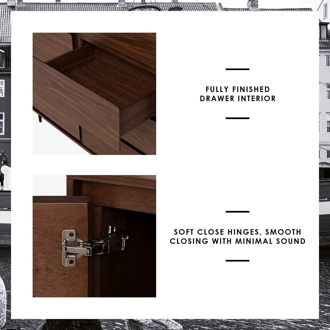 馬來西亞原裝進口實木傢俬 - NC系列 - HUTTO多用途儲物櫃