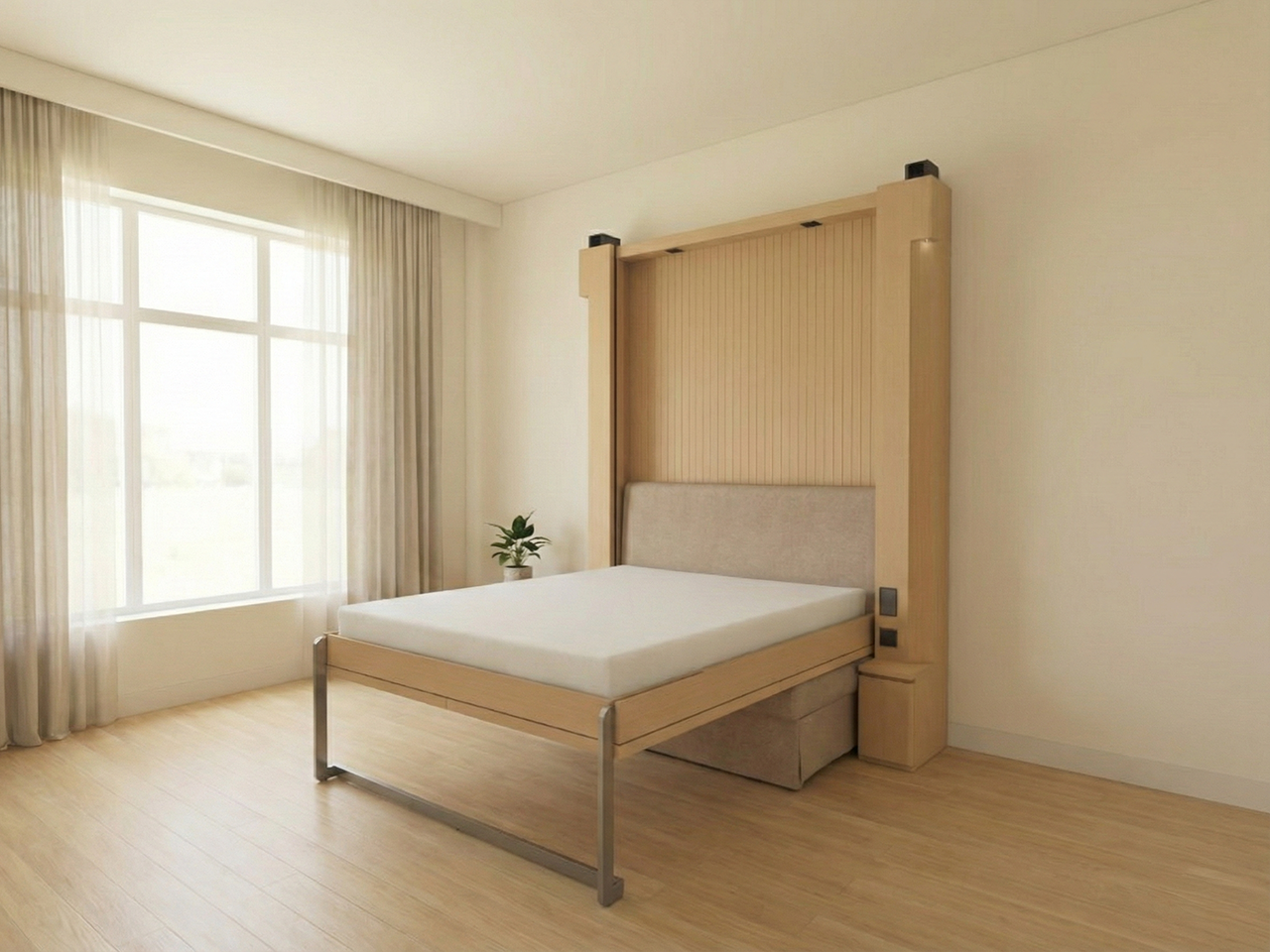 智能升降懸浮床連梳化