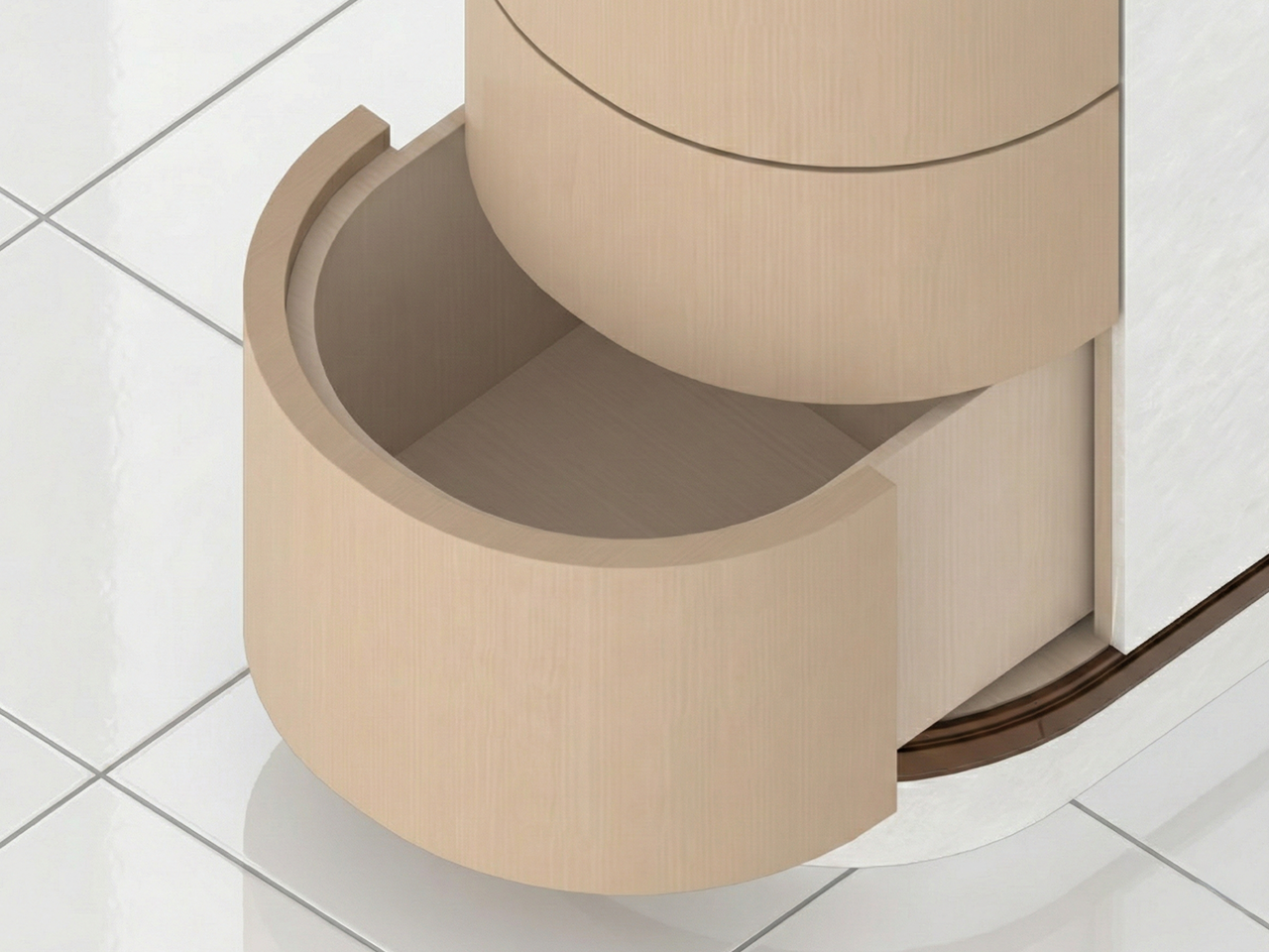 LuxeCorner浴室弧形地櫃組合