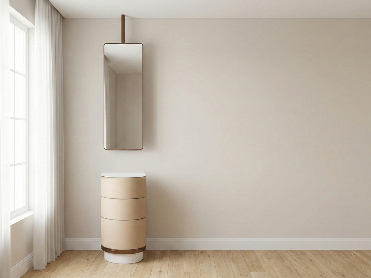 LuxeCorner浴室弧形地櫃組合