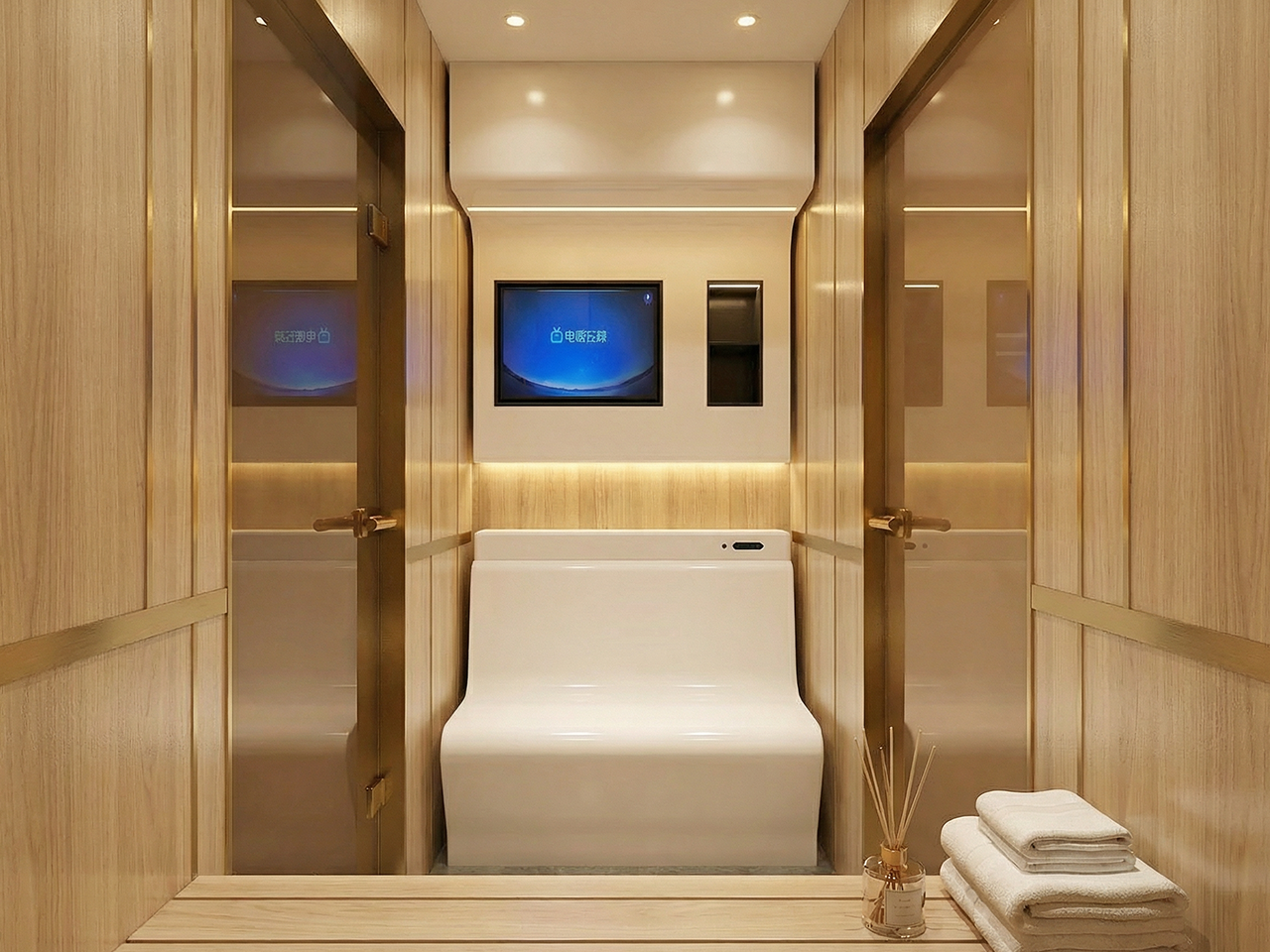 LuxeCorner智能發熱仿石凳