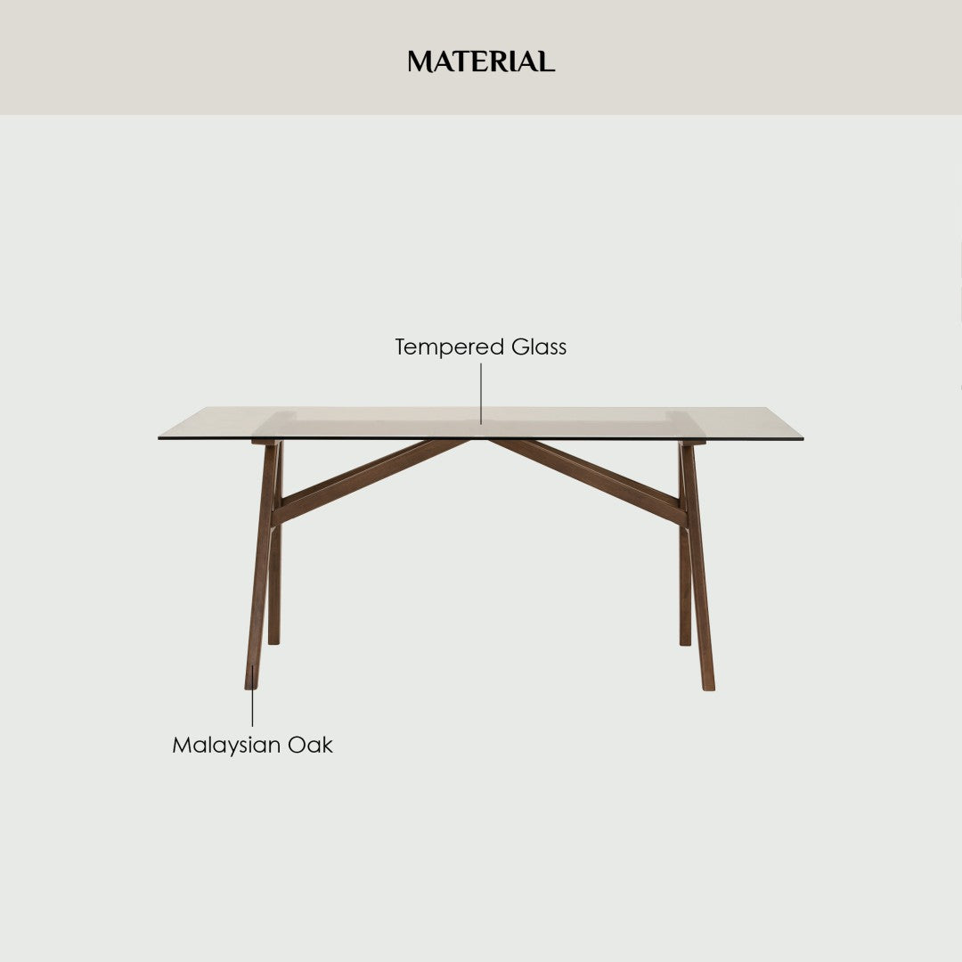 馬來西亞原裝進口實木傢俬 - NZ系列 - KOEN餐桌