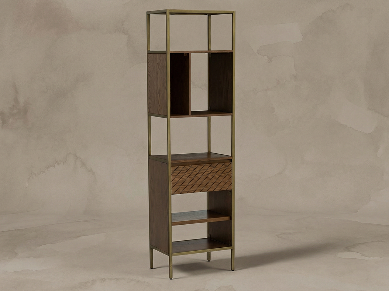 威靈漢姆單邊落地書架