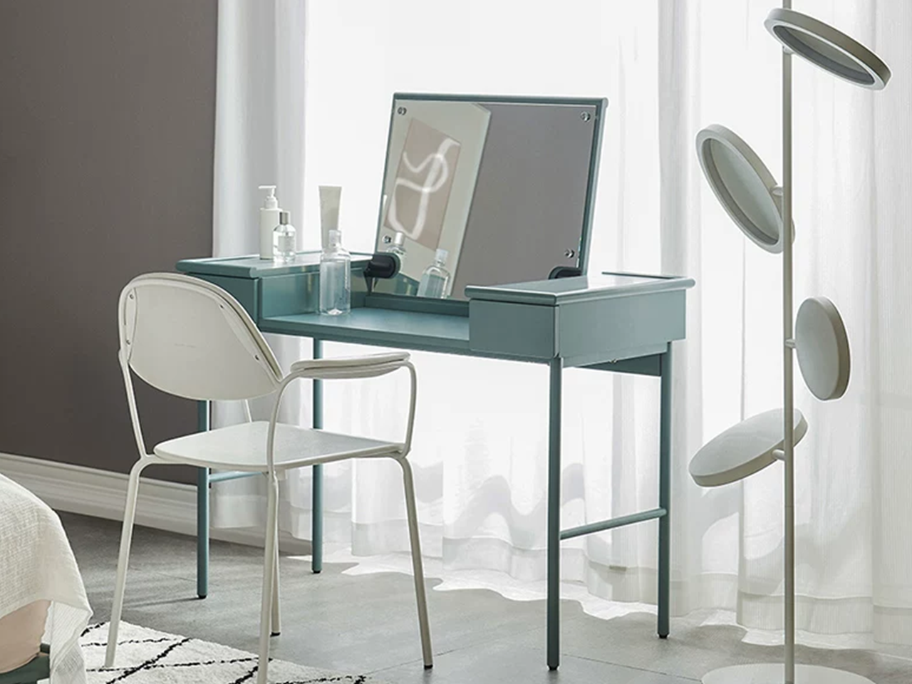 經典櫸木梳妝台