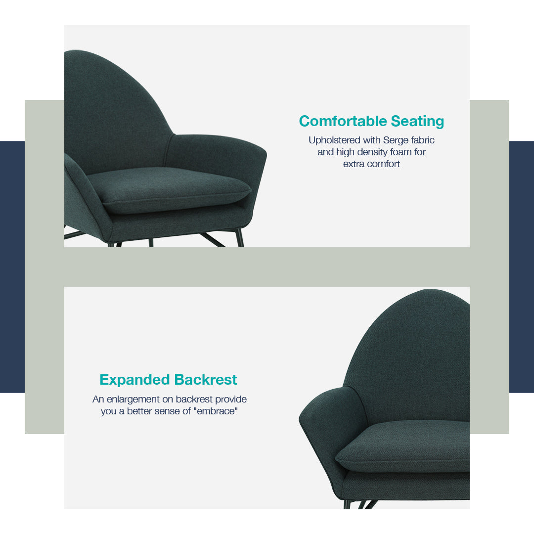 馬來西亞原裝進口實木傢俬 - LU系列 - LAVINDA單座位梳化