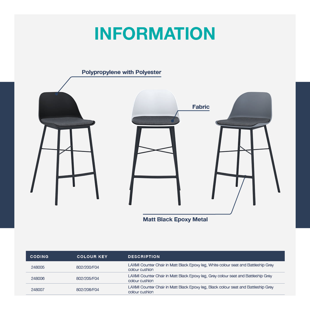 馬來西亞原裝進口實木傢俬 - LU系列 - LAXMI吧枱凳