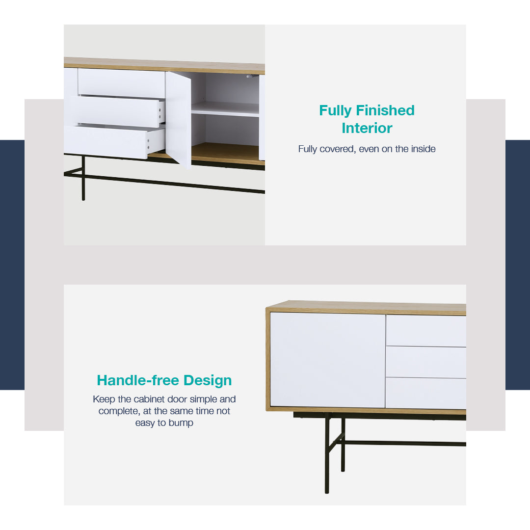 馬來西亞原裝進口實木傢俬 - LU系列 - MILLER 儲物邊櫃