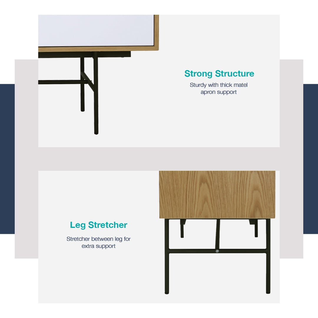 馬來西亞原裝進口實木傢俬 - LU系列 - MILLER 儲物邊櫃