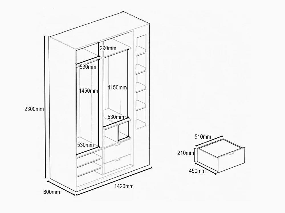 幻印玻璃衣櫃