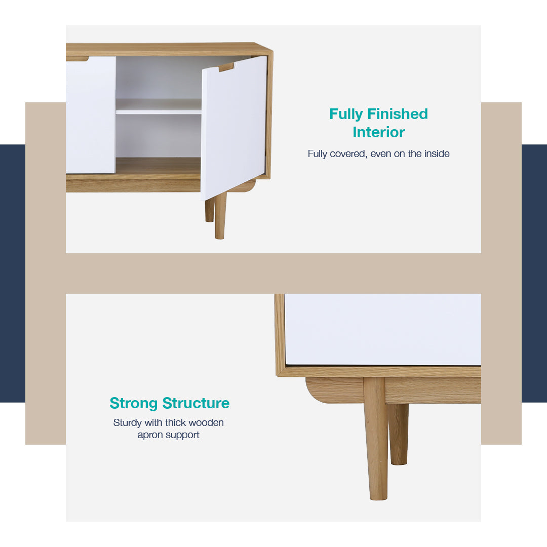 馬來西亞原裝進口實木傢俬 - LU系列 - NAKULA 1.8米儲物邊櫃