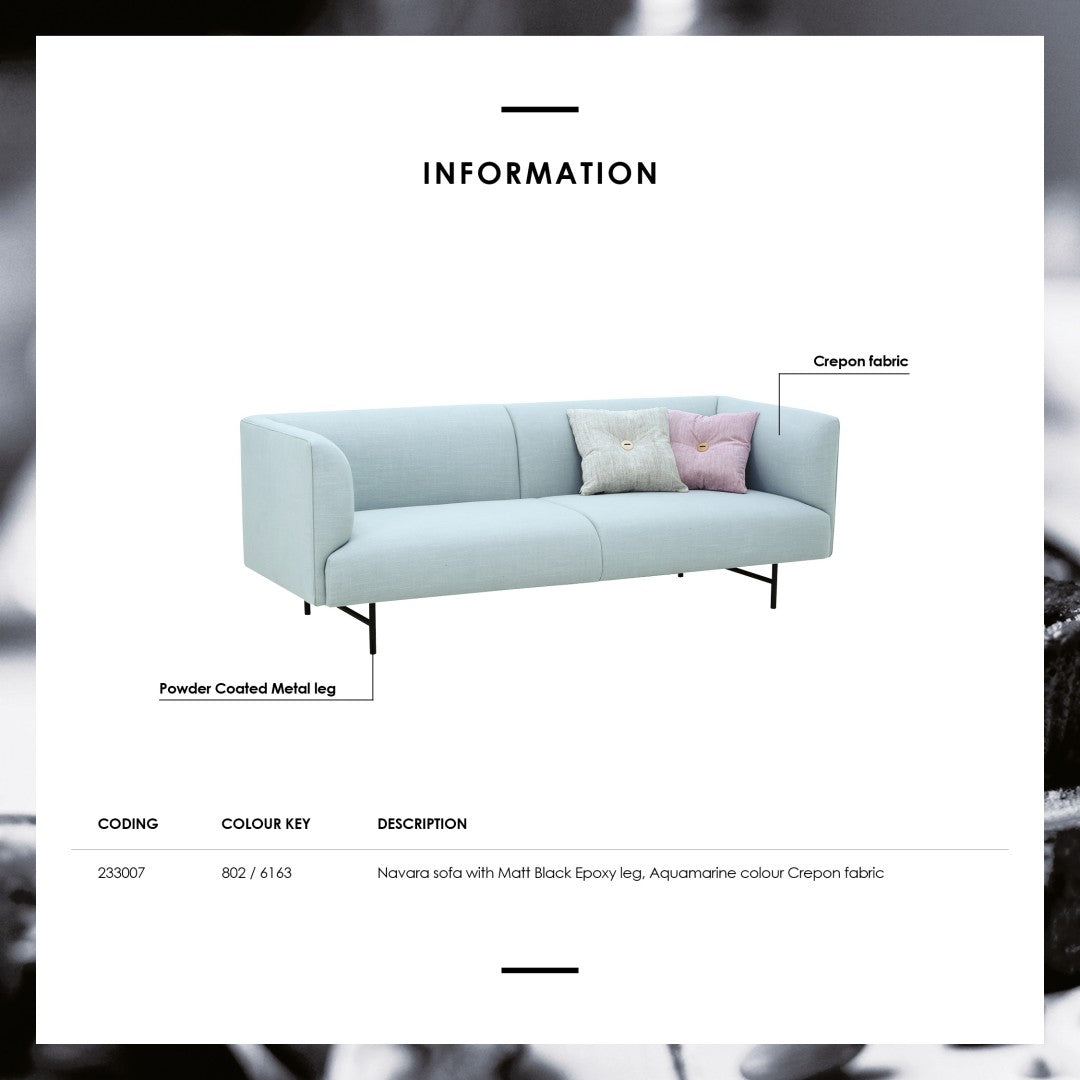 馬來西亞原裝進口實木傢俬 - NC系列 - NAVARA三座位梳化