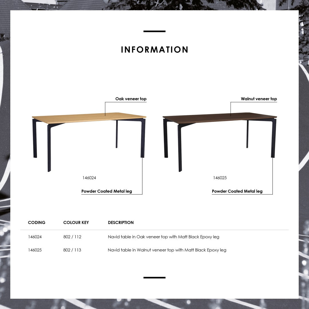 馬來西亞原裝進口實木傢俬 - NC系列 - NAVID餐桌