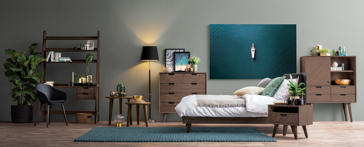 馬來西亞原裝進口實木傢俬 - F系列 - Neo尼奧圓形邊几