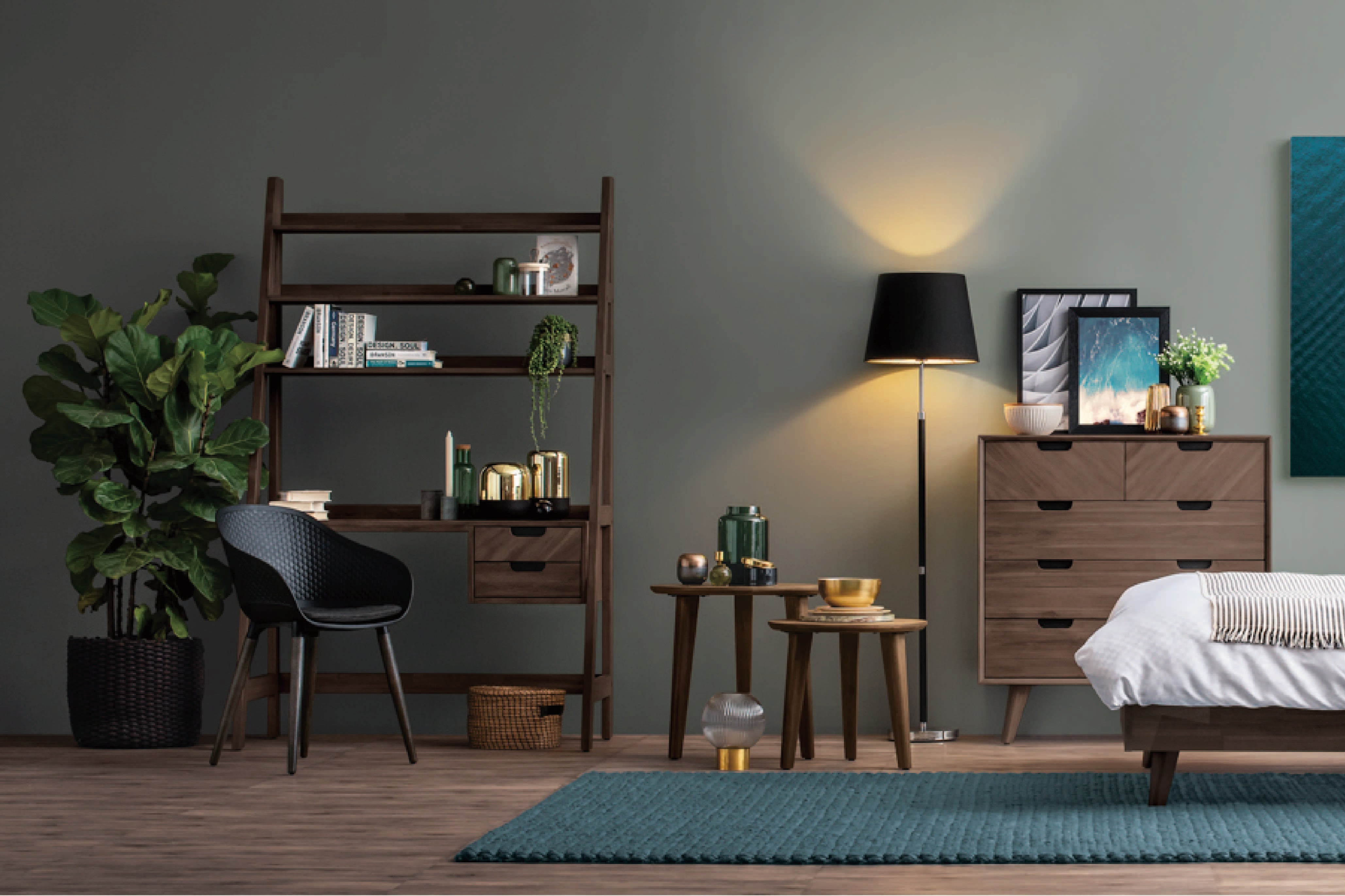 馬來西亞原裝進口實木傢俬 - F系列 - Neo尼奧書桌