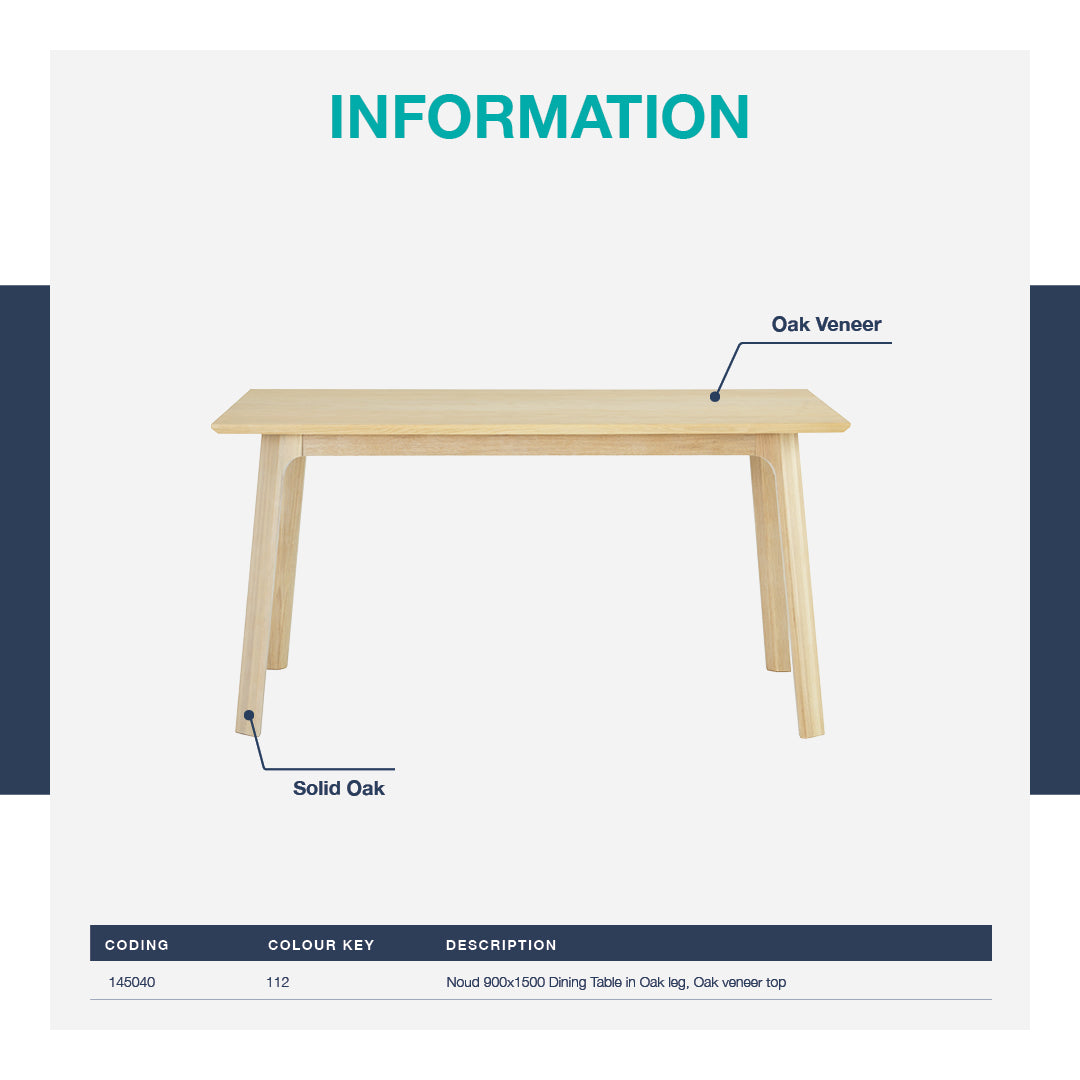 馬來西亞原裝進口實木傢俬 - LU系列 - NOUD單邊延伸餐桌