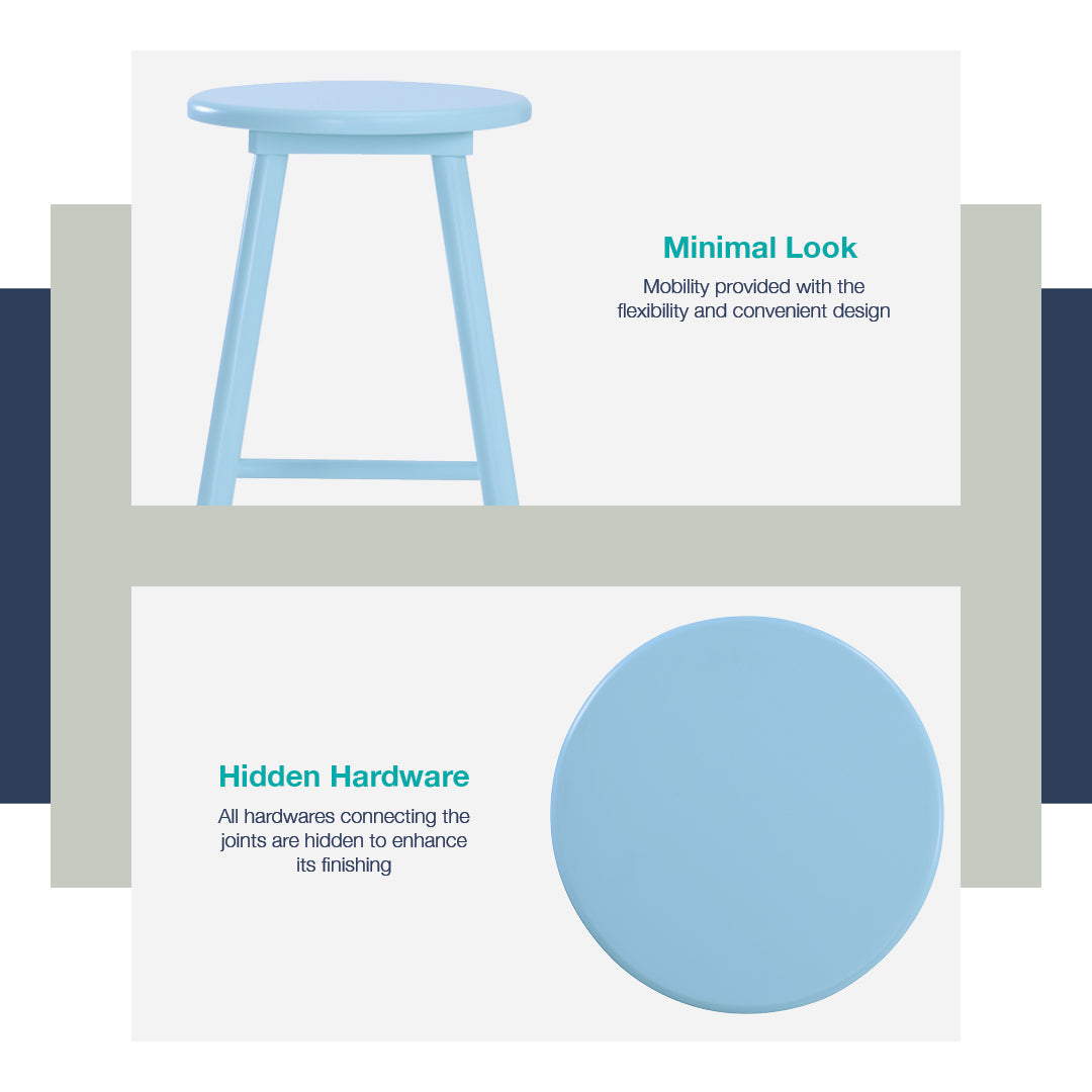 馬來西亞原裝進口實木傢俬 - LU系列 - OLINA高腳椅