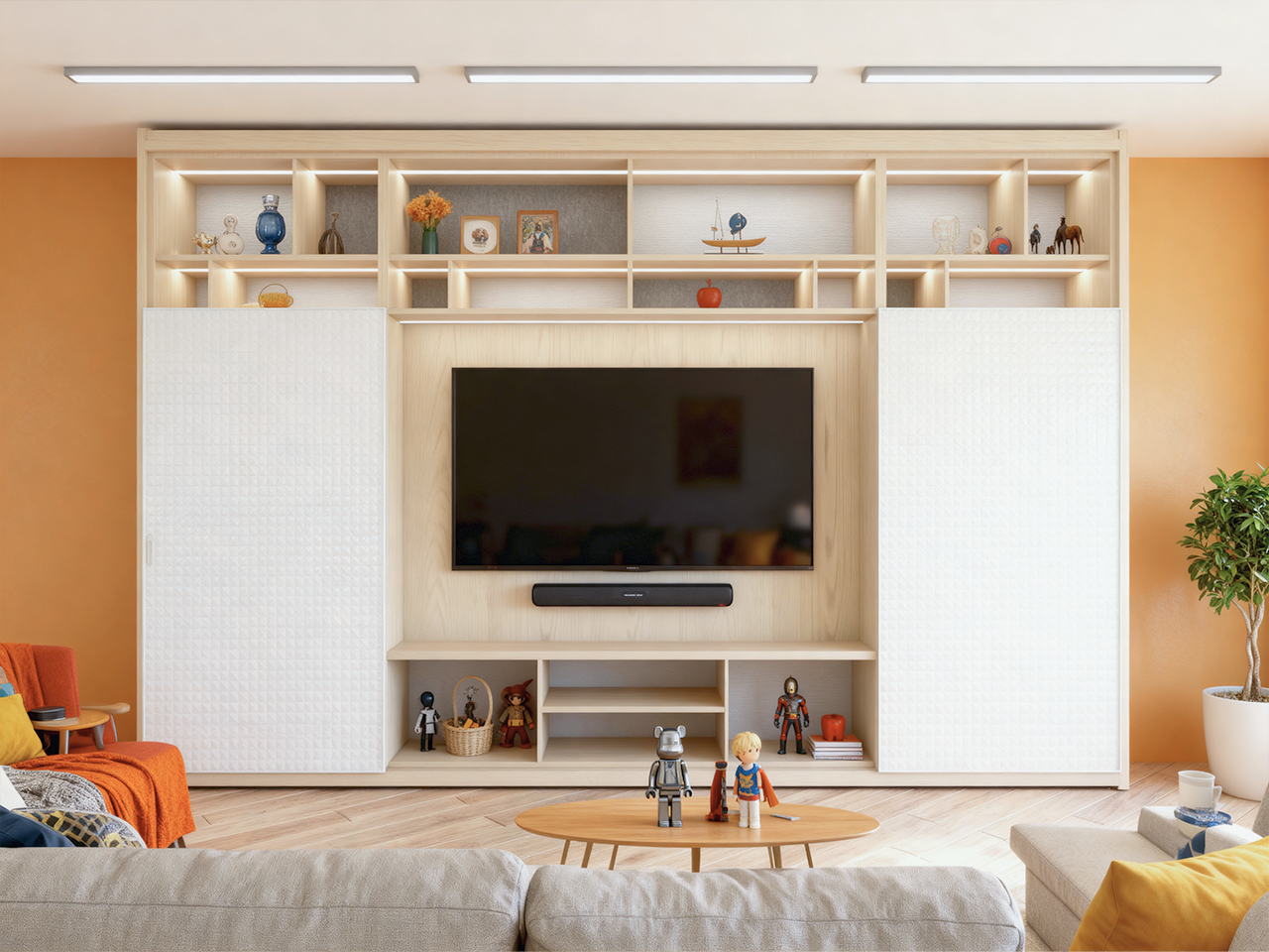 隱藏式電視機櫃