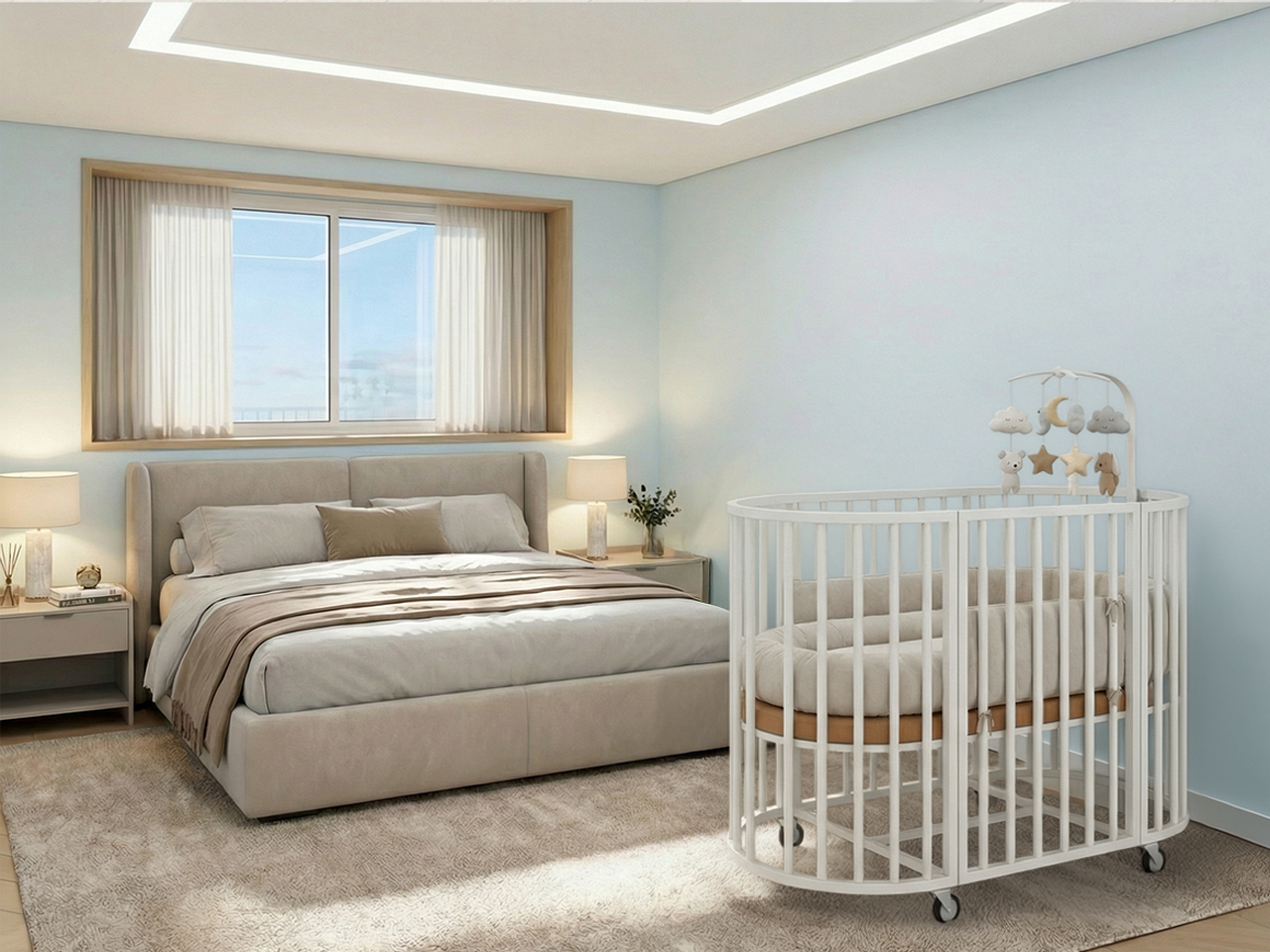 Vitakids可移動嬰兒床