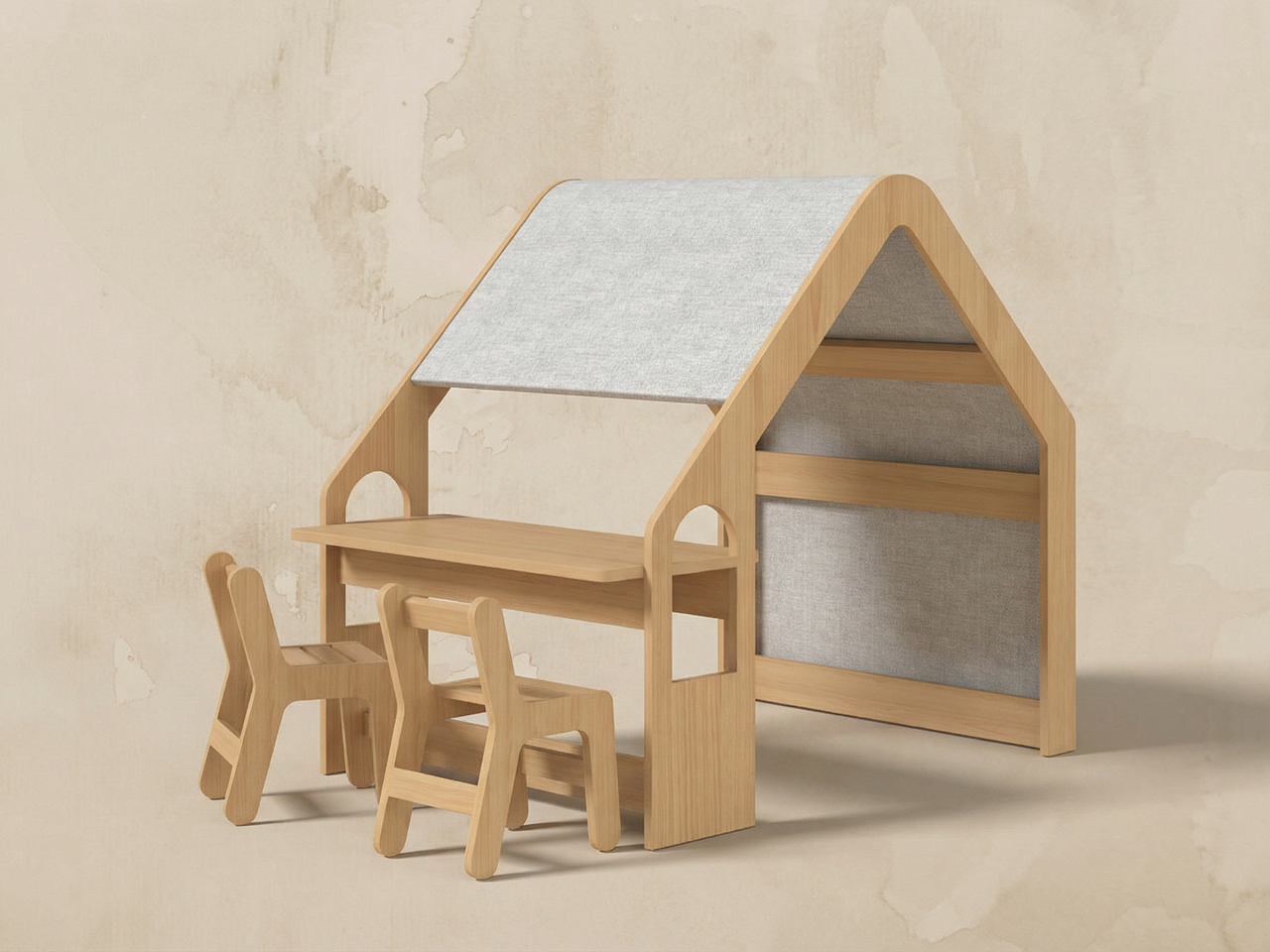 VitaKids童趣遊戲篷學習桌椅組合