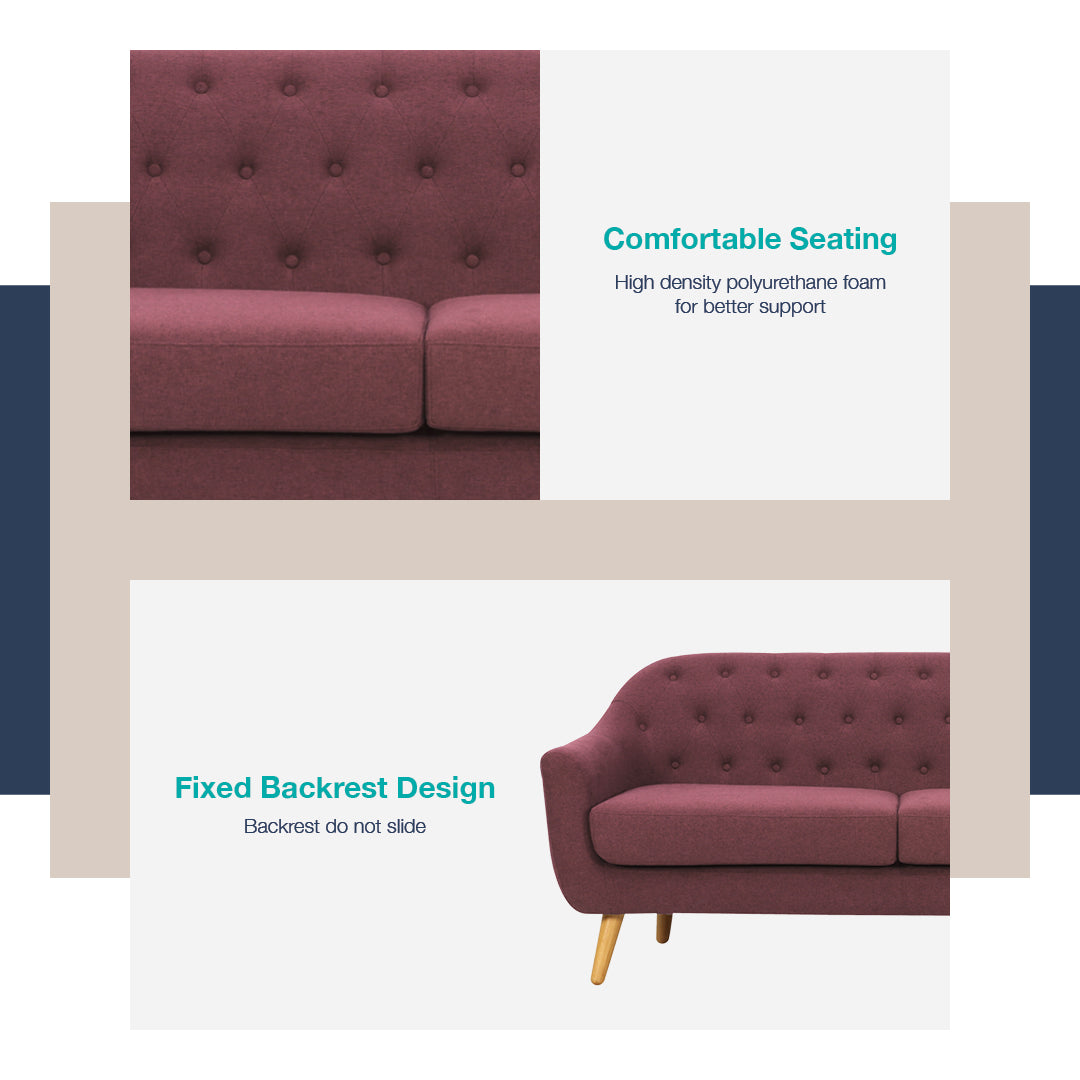 馬來西亞原裝進口實木傢俬 - LU系列 - SENKU單座位梳化