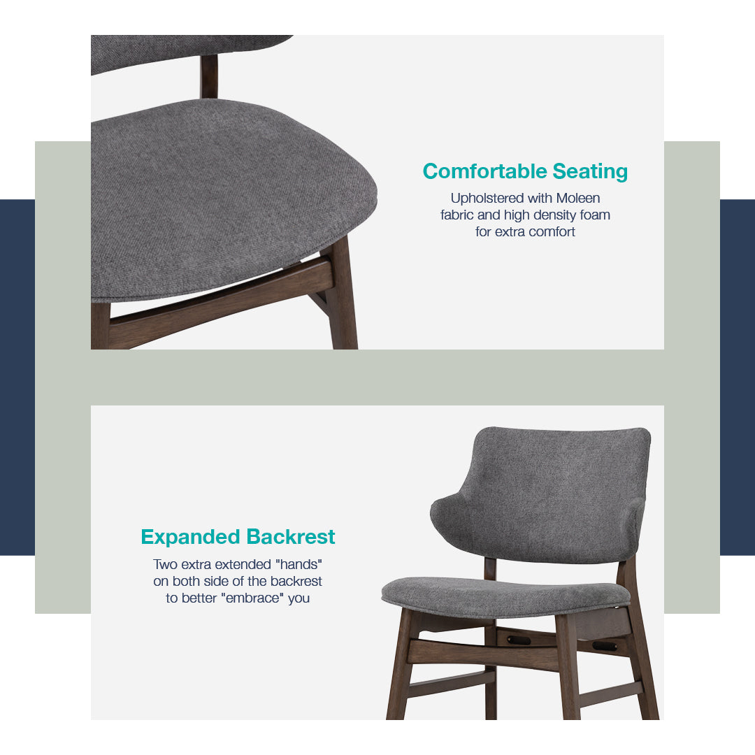 馬來西亞原裝進口實木傢俬 - LU系列 - TESSA餐椅