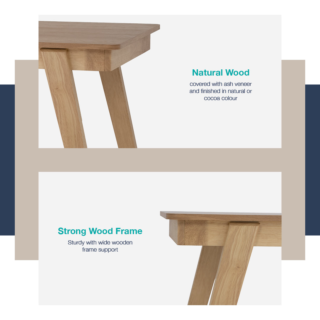 馬來西亞原裝進口實木傢俬 - LU系列 - TOMIVA餐桌