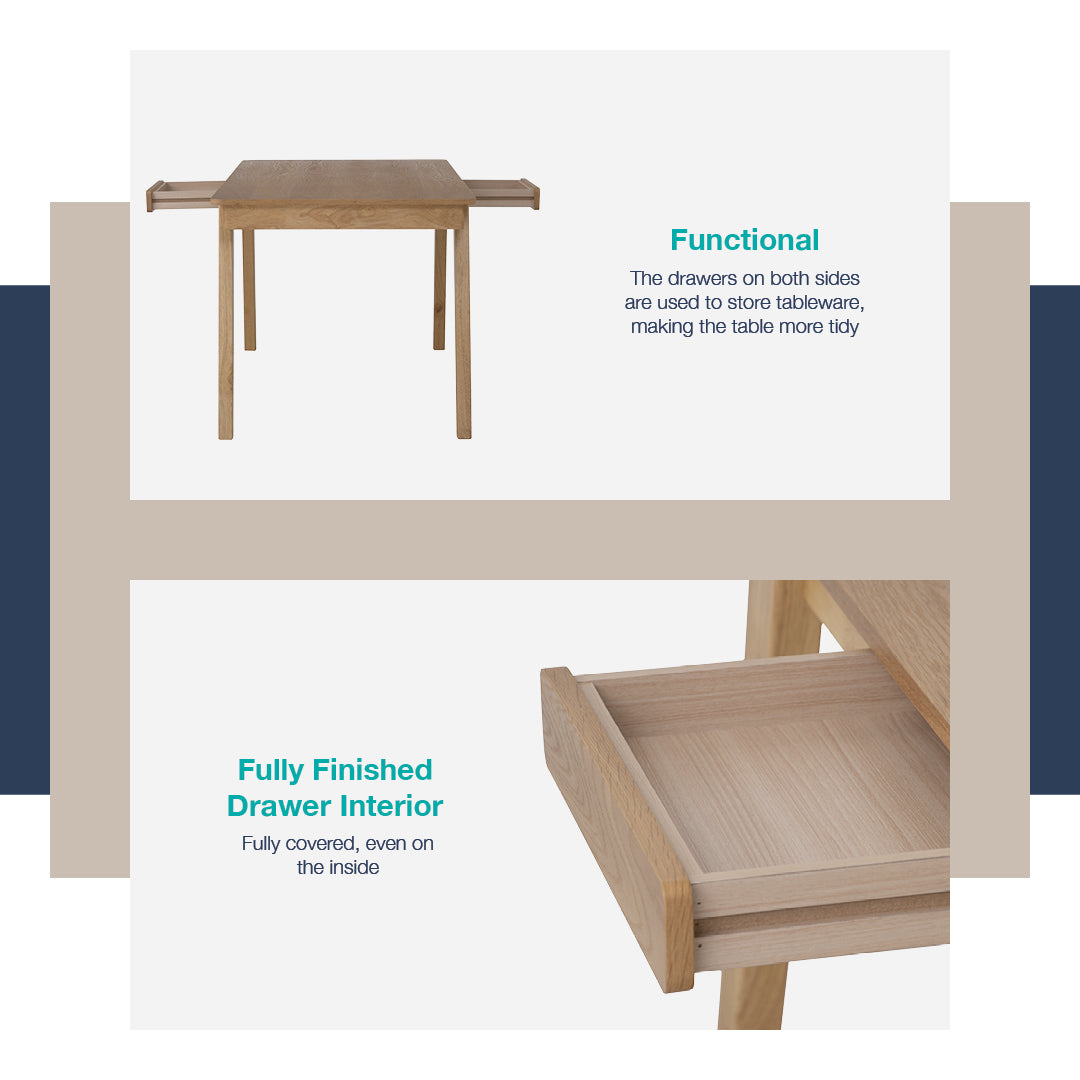 馬來西亞原裝進口實木傢俬 - LU系列 - TOMIVA餐桌