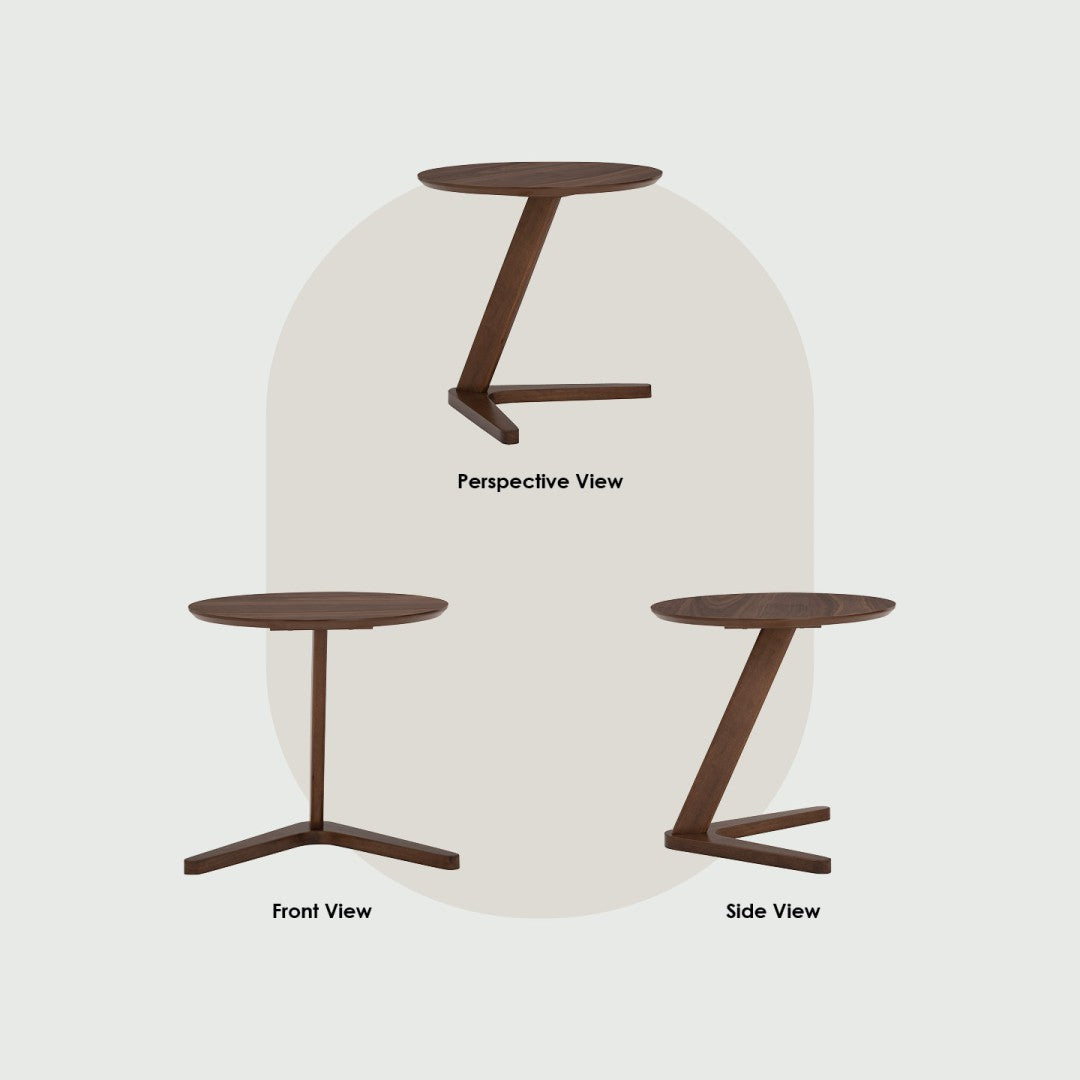 馬來西亞原裝進口實木傢俬 - NZ系列 - TRIS圓形茶几