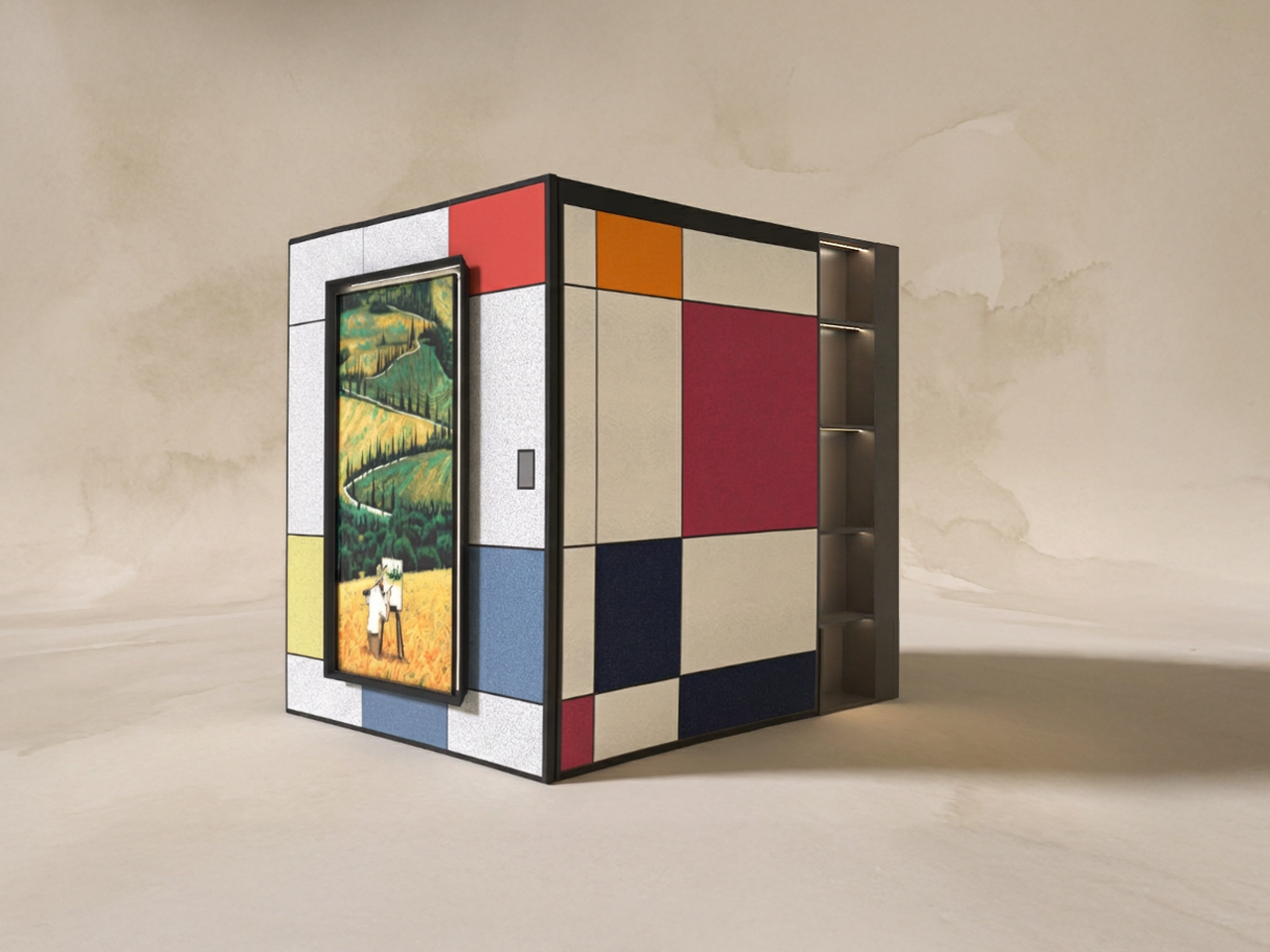 MagicFold電動伸縮衣櫃連正翻床