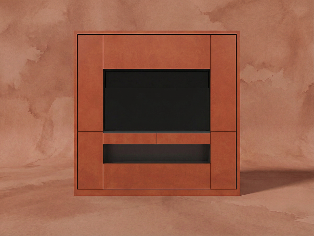 電動櫥櫃連電視機櫃一體化組合