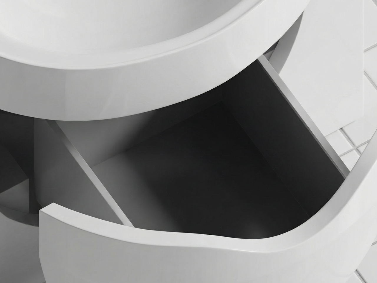 簡約懸浮浴櫃組合