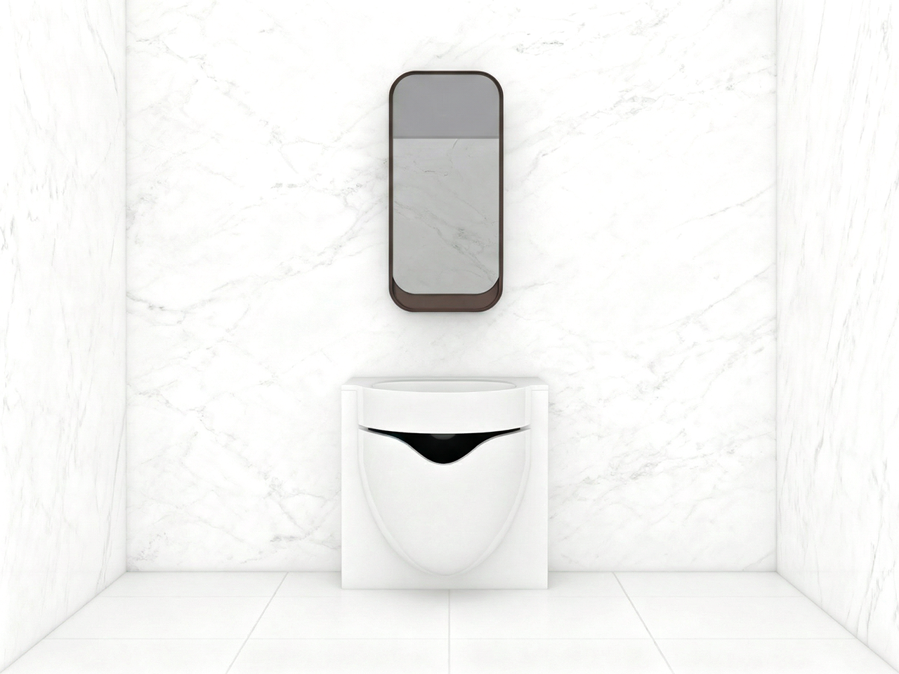 簡約懸浮浴櫃組合