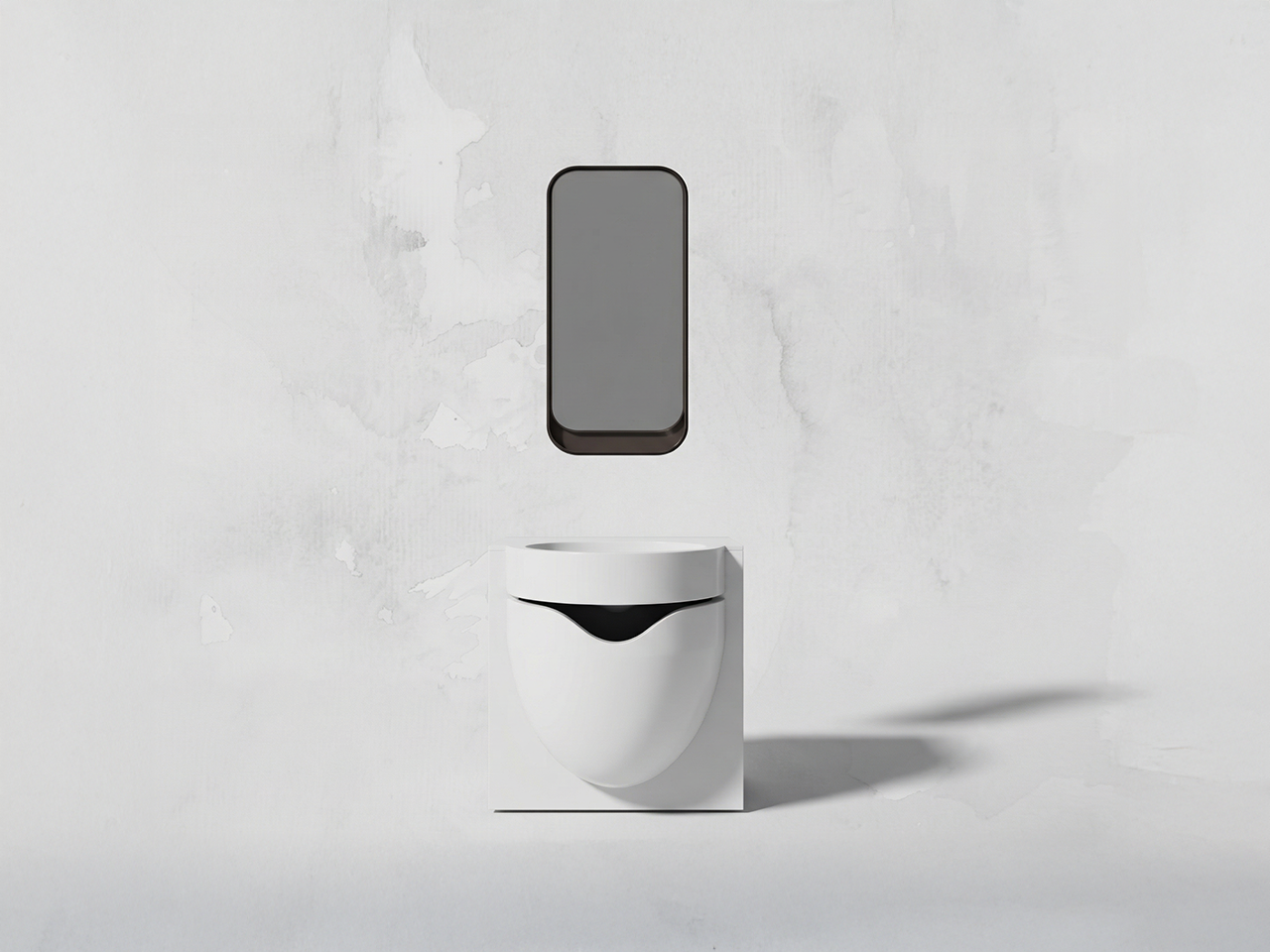 簡約懸浮浴櫃組合