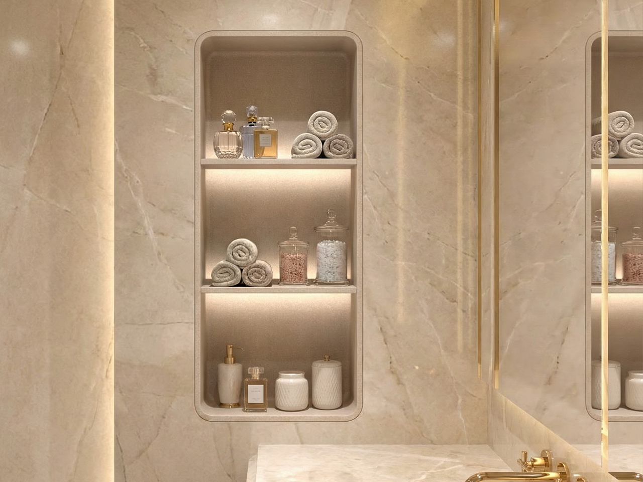 一體式浴櫃組合