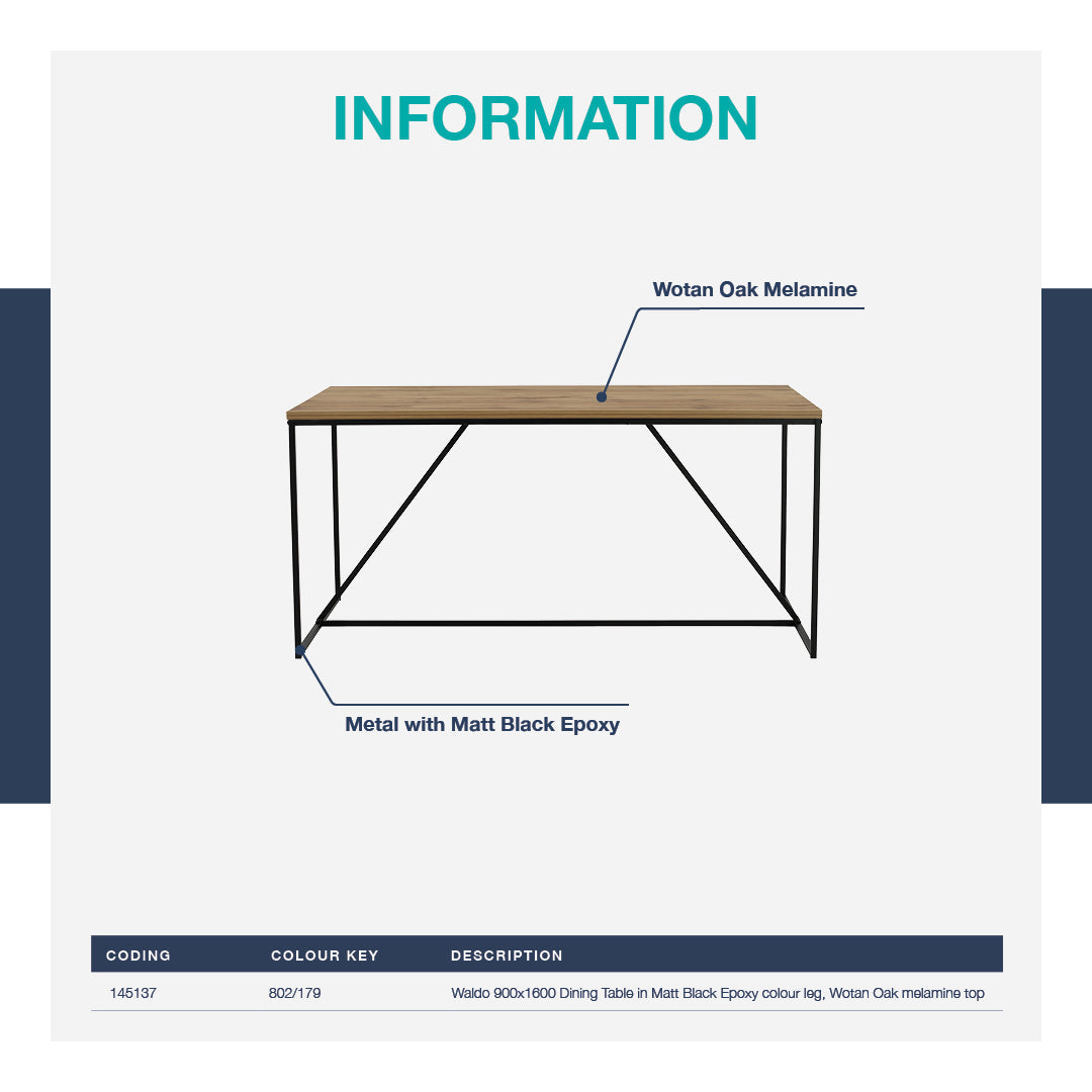 馬來西亞原裝進口實木傢俬 - LU系列 - WALDO餐桌