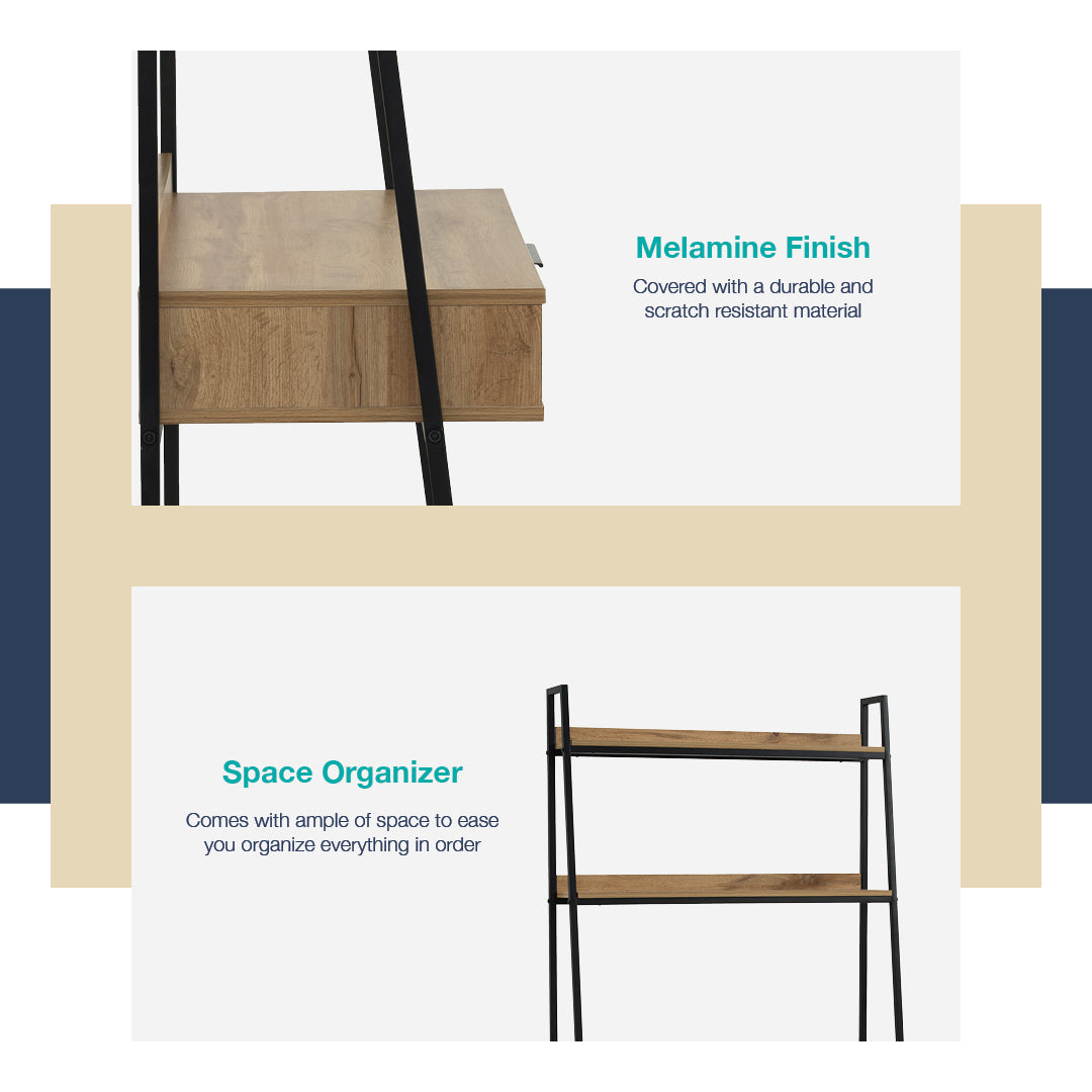 馬來西亞原裝進口實木傢俬 - LU系列 - WALDO書桌