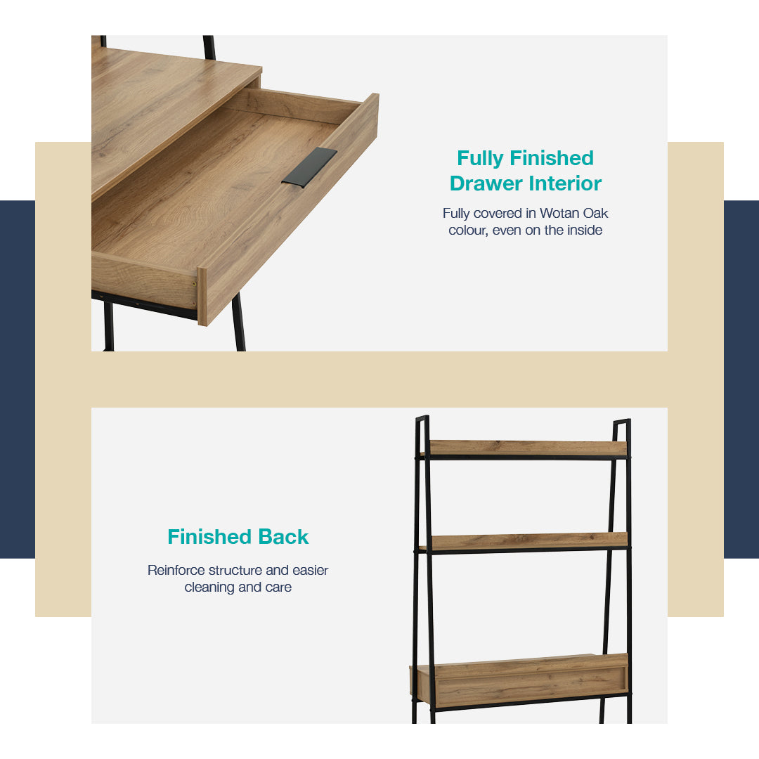 馬來西亞原裝進口實木傢俬 - LU系列 - WALDO書桌