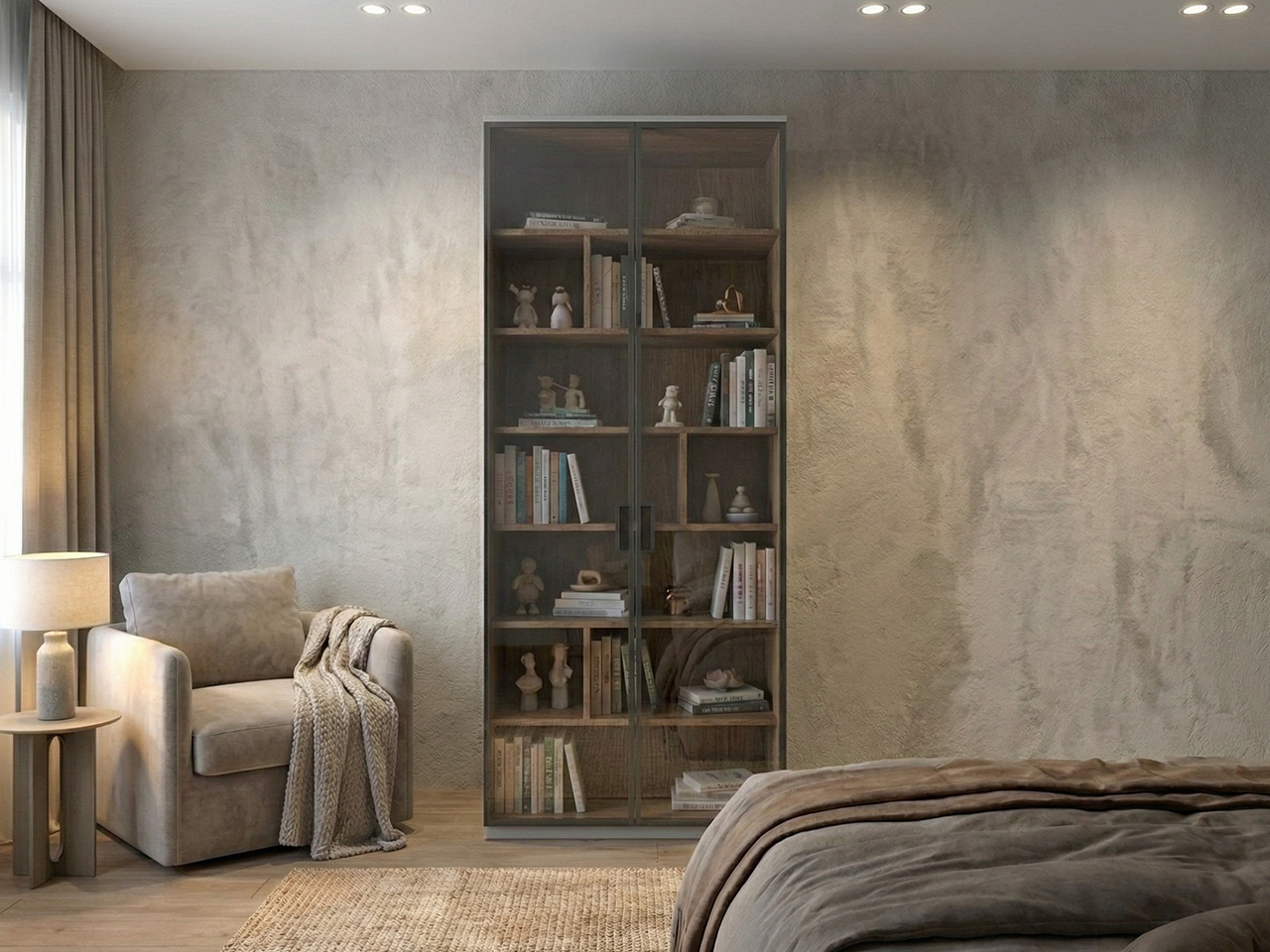 晶曜玻璃飾物櫃