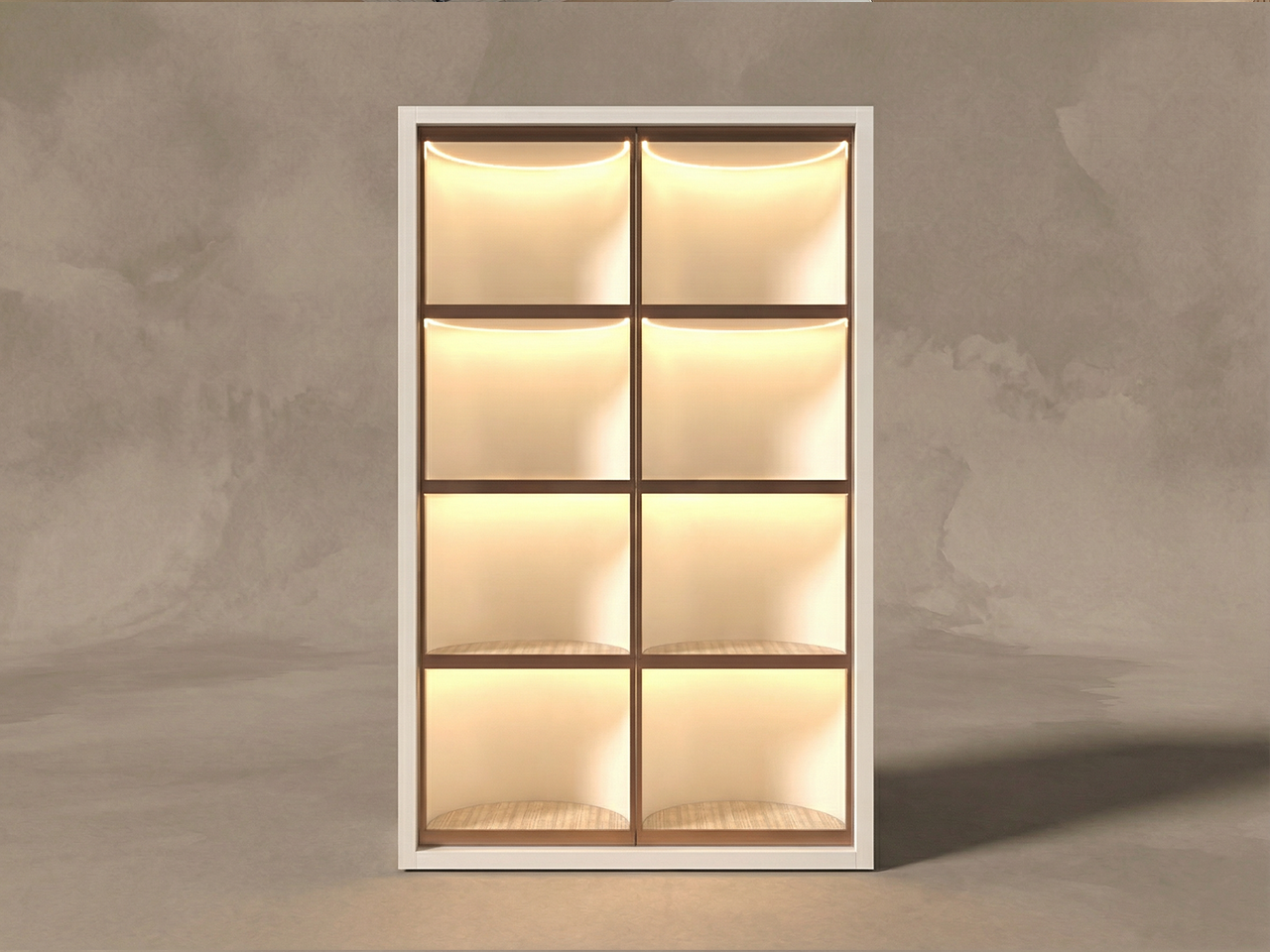 LuxeSpin手袋旋轉展示櫃