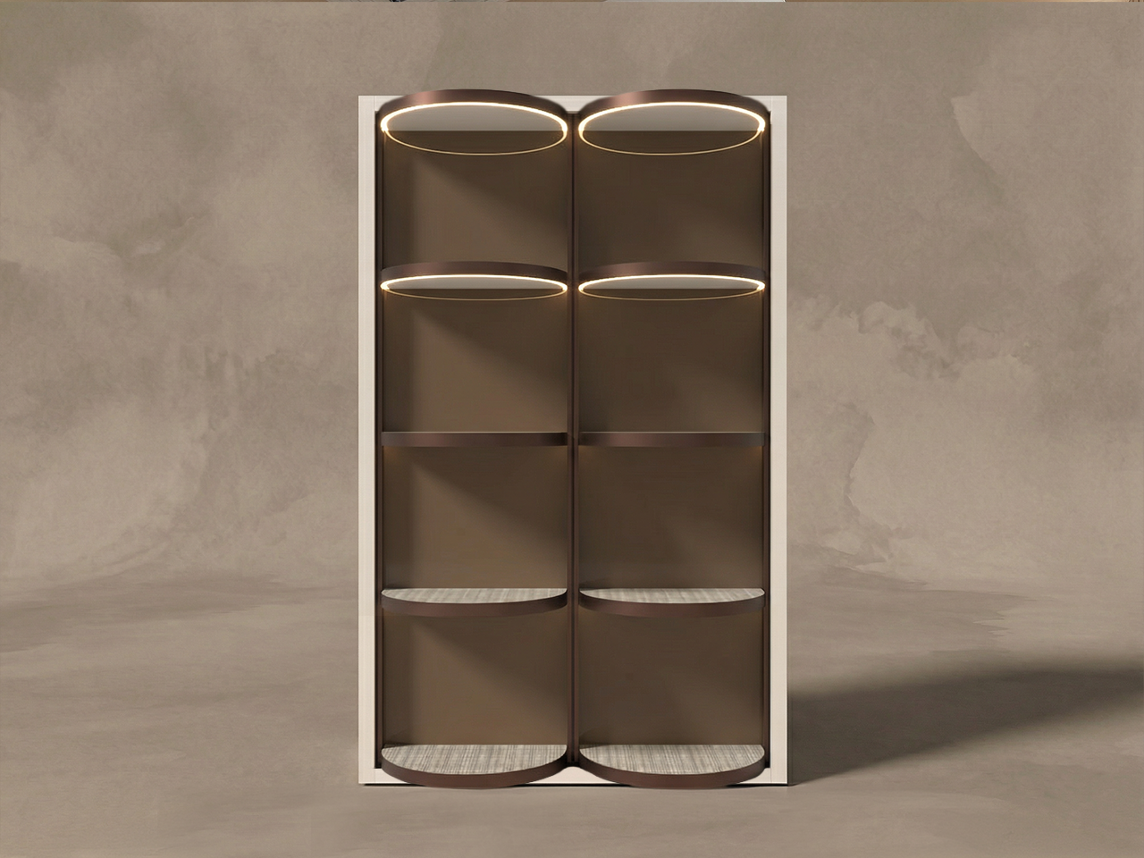 LuxeSpin手袋旋轉展示櫃