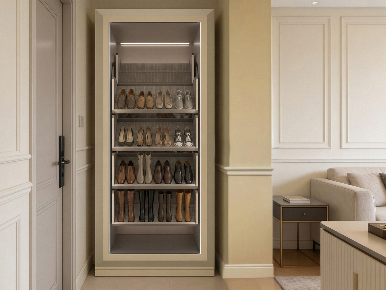 LuxeSpin旋轉鞋櫃